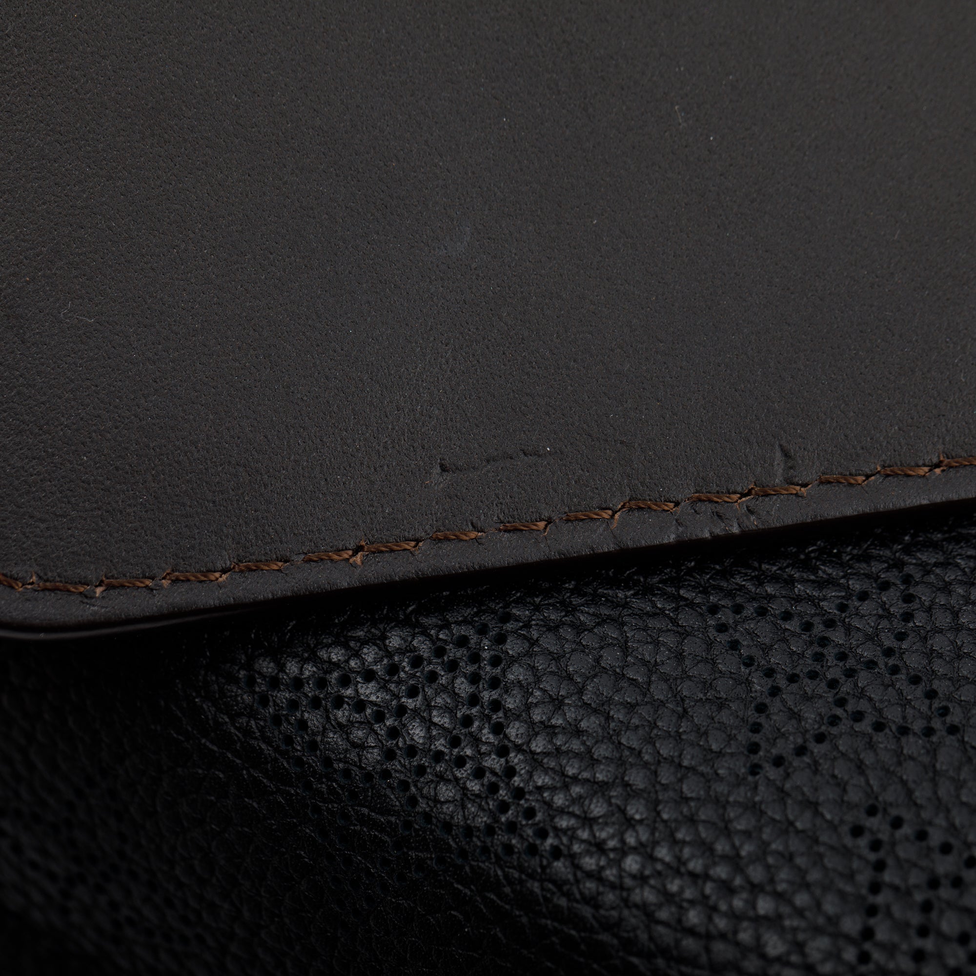 Louis Vuitton Black Mahina Leather Hina Pm Tote w/ Strap & Pouch