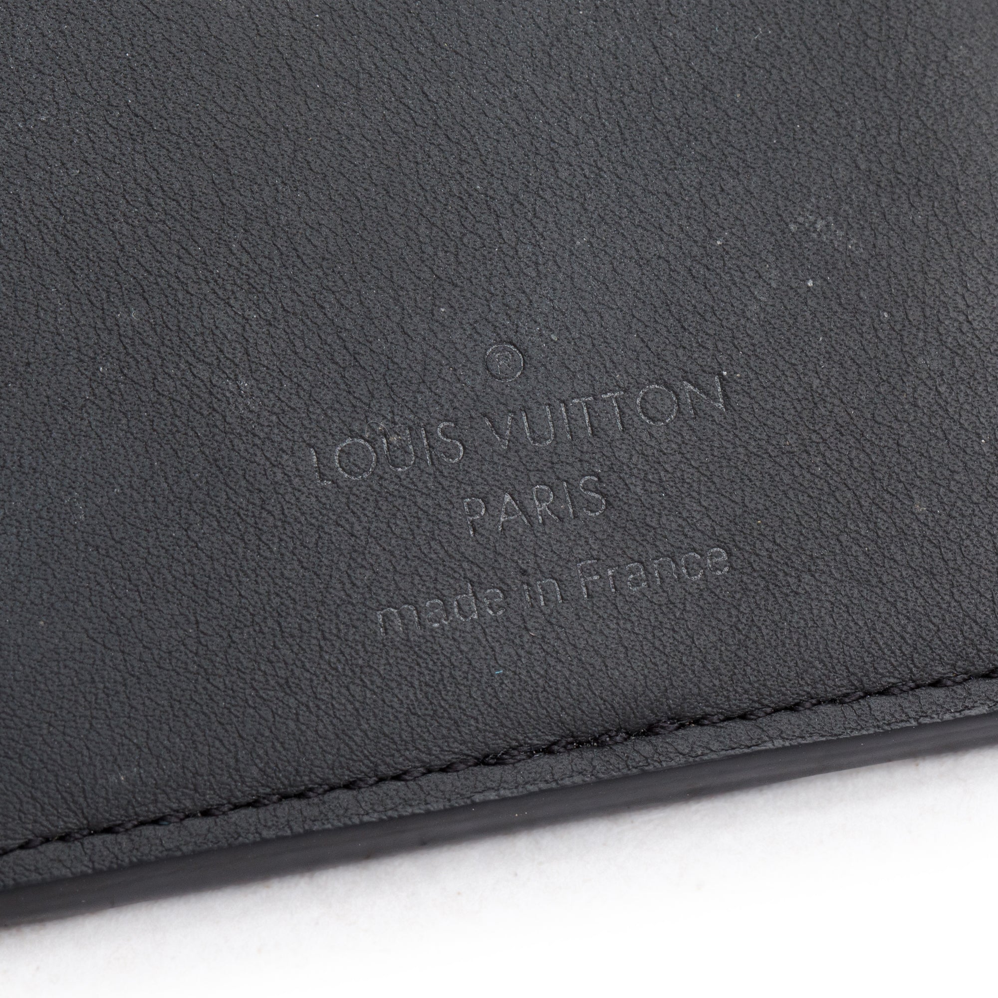 Louis Vuitton Black Monogram Cafskin Shadow Pocket Organizer w/ Box