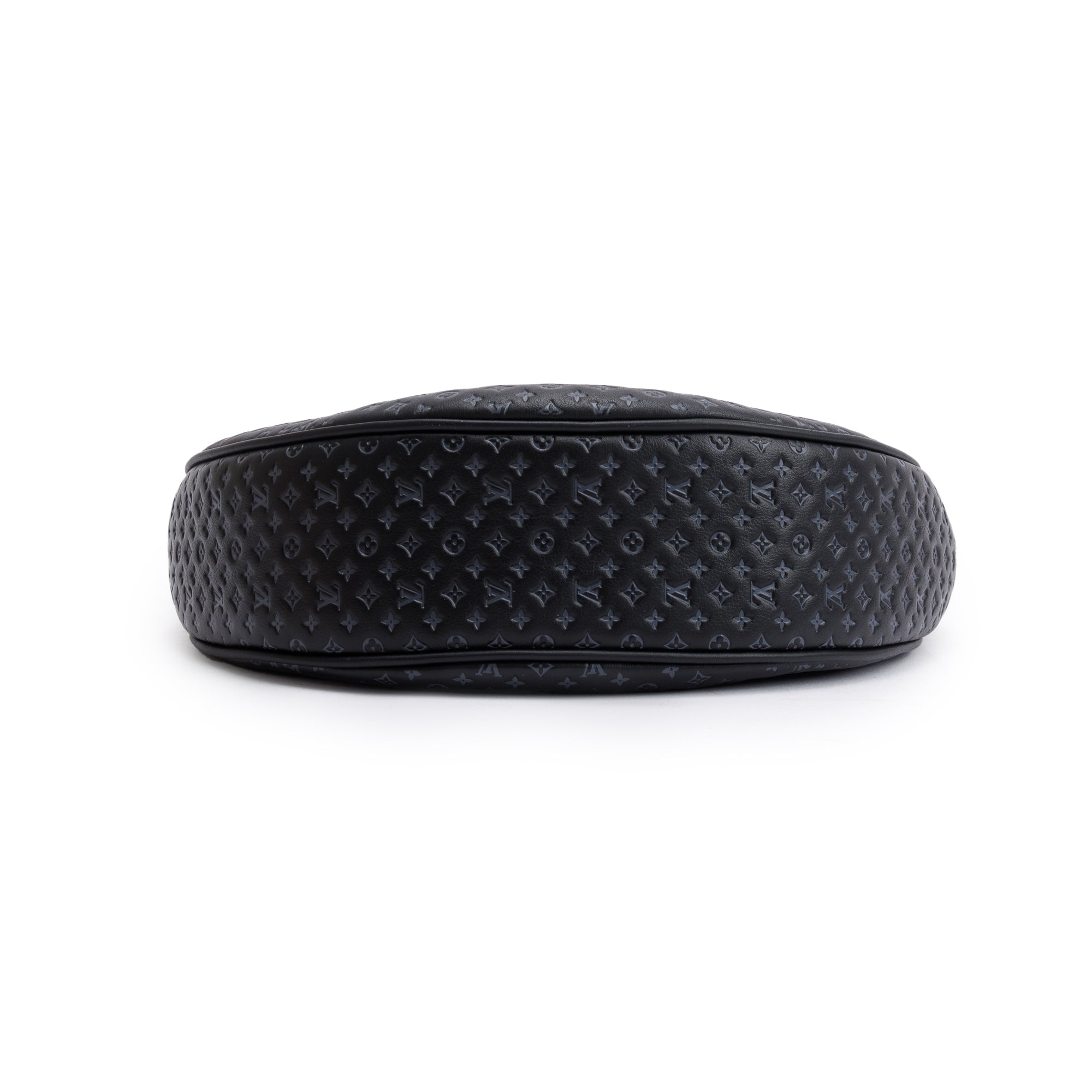 Louis Vuitton Black Monogram Embossed Calfskin Leather LV Loop Bag w/ Box & Receipt