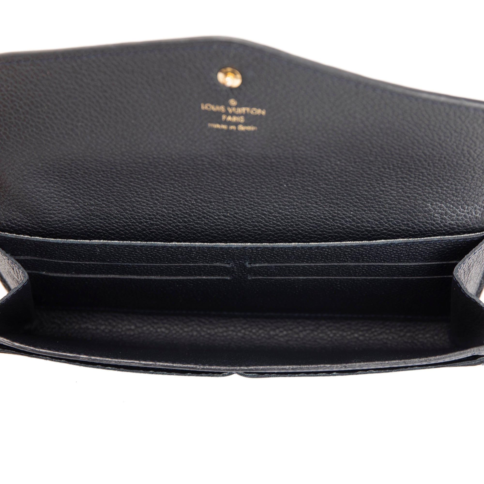 Louis Vuitton Black Monogram Empreinte Curieuse Wallet