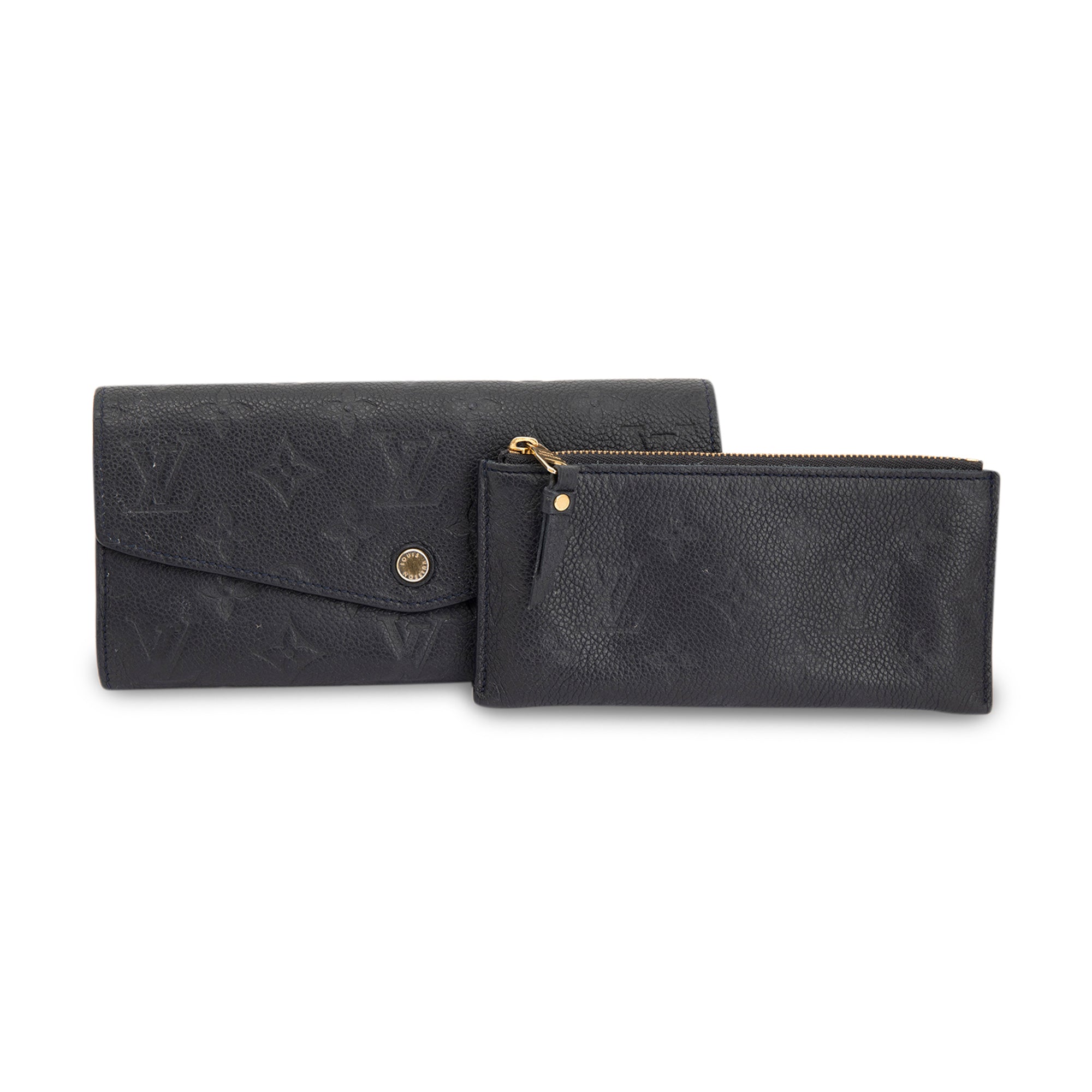 Louis Vuitton Black Monogram Empreinte Curieuse Wallet