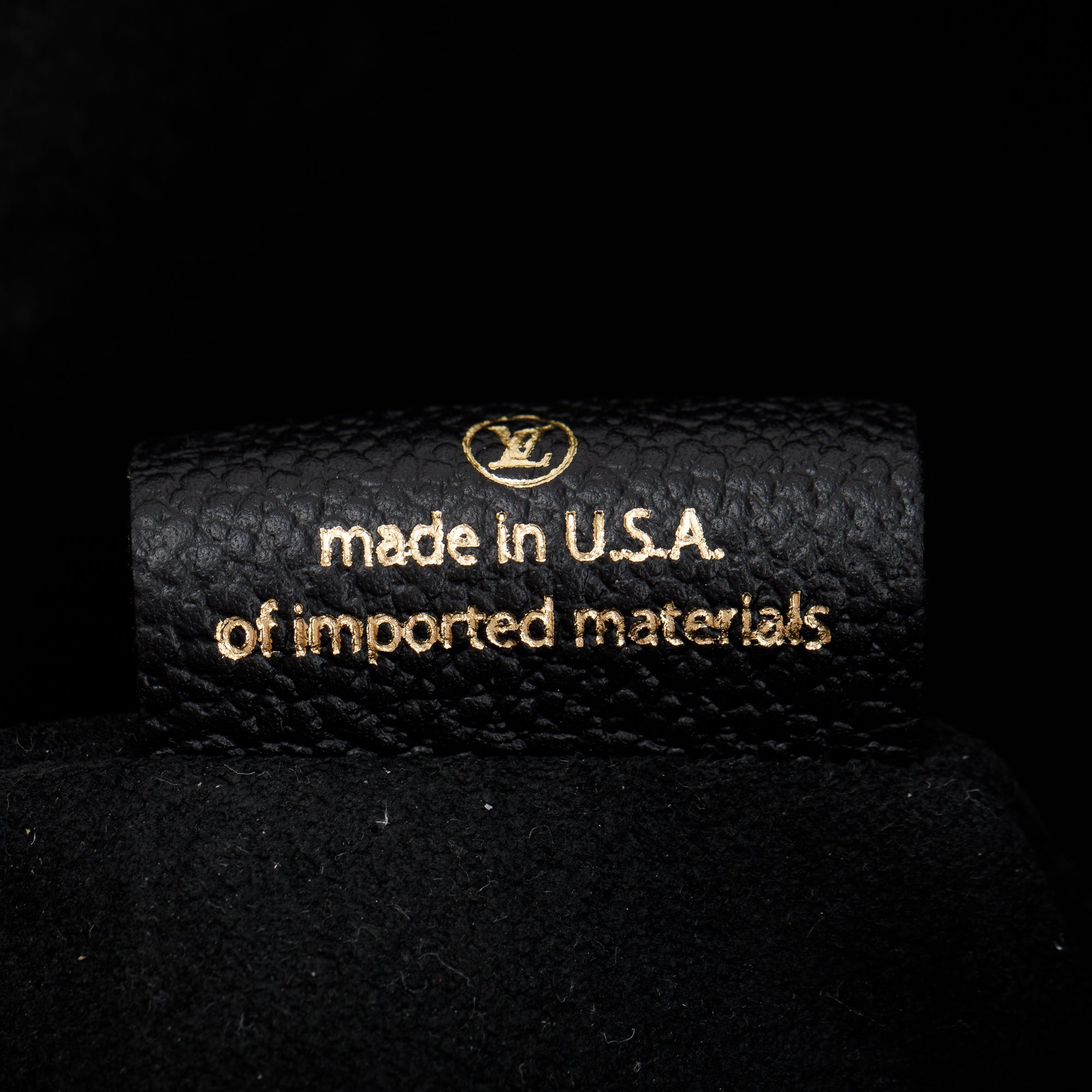 Louis Vuitton Black Monogram Empreinte Leather Vavin MM w/ Box