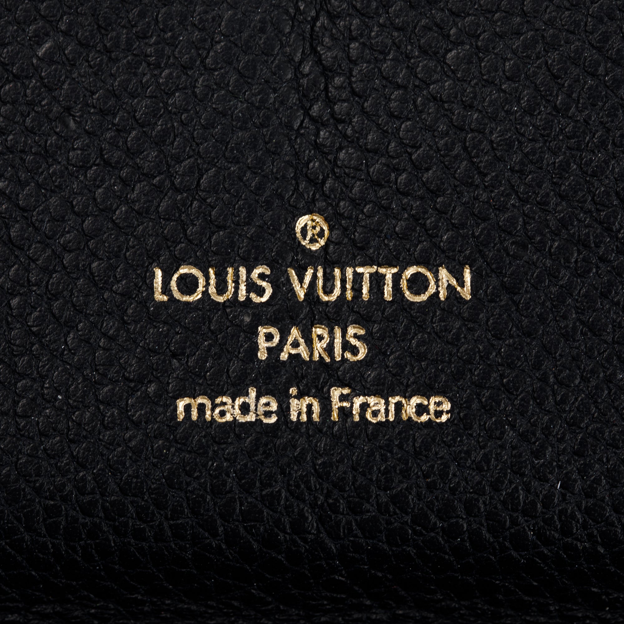 Louis Vuitton Black Monogram Empreinte Leather Zippy Organizer Wallet