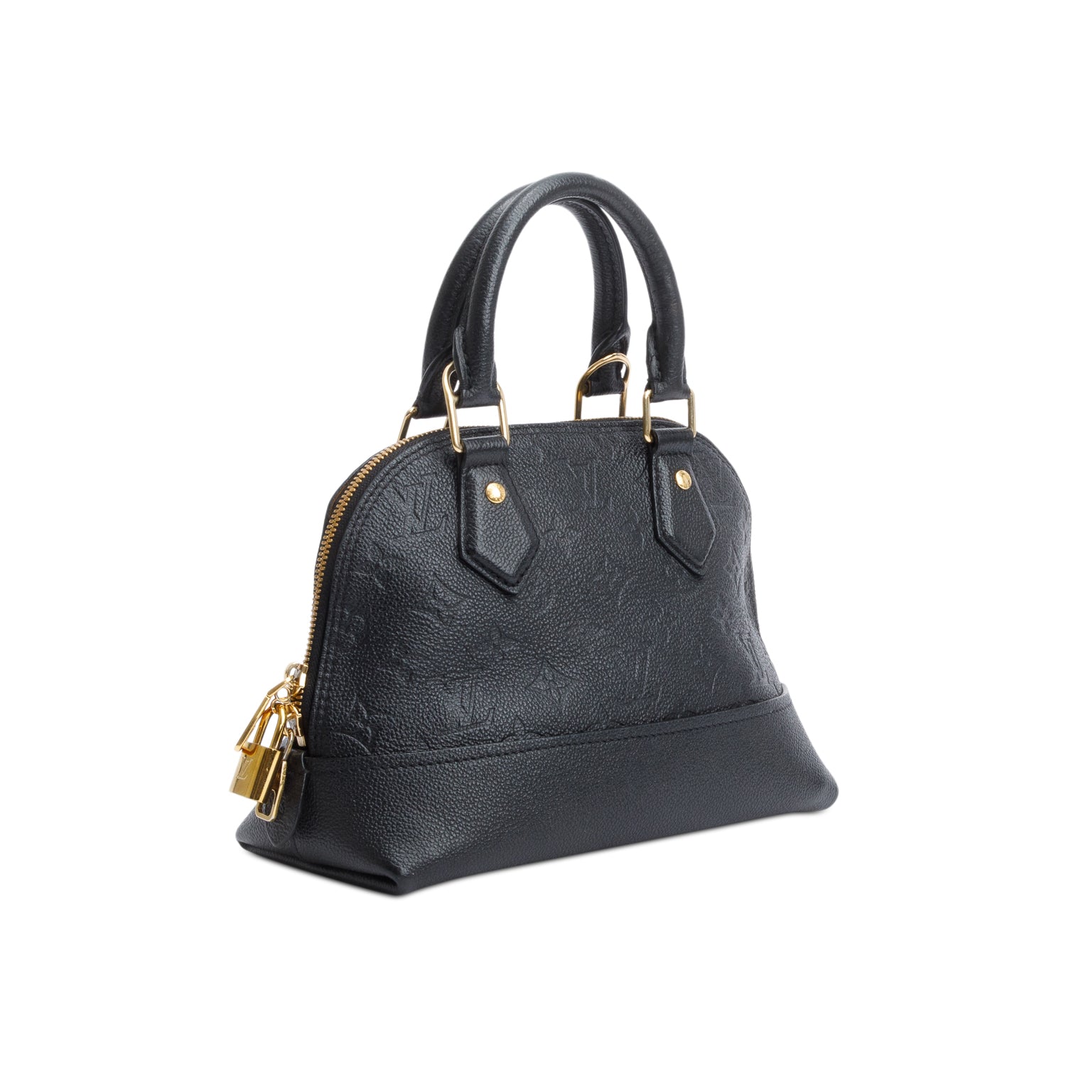 Louis Vuitton Black Monogram Empreinte Neo Alma BB w/ Strap