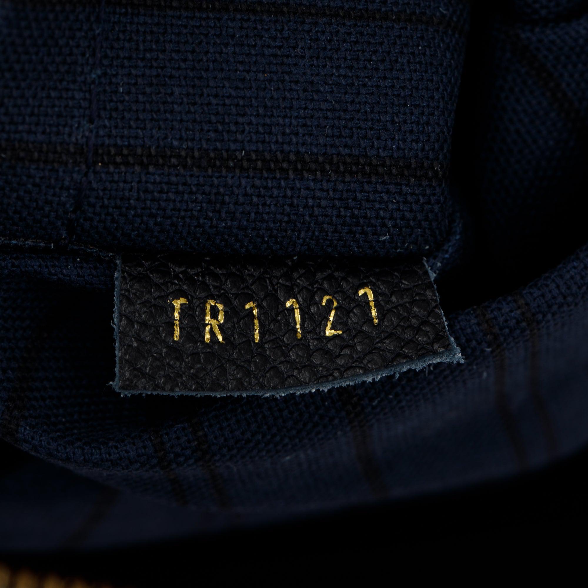 Louis Vuitton Black Monogram Empreinte Petillante Clutch