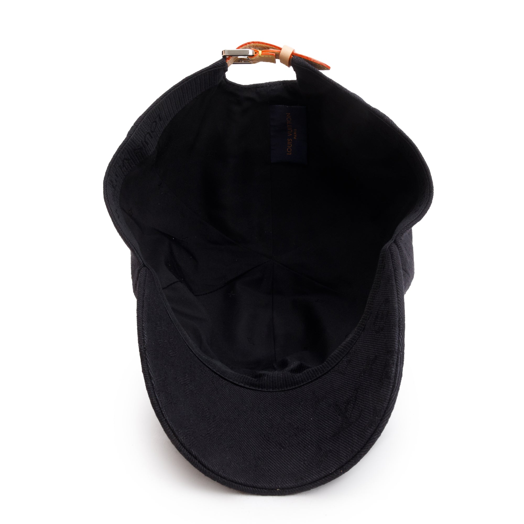 Louis Vuitton Black Monogram Essential Cap w/ Box