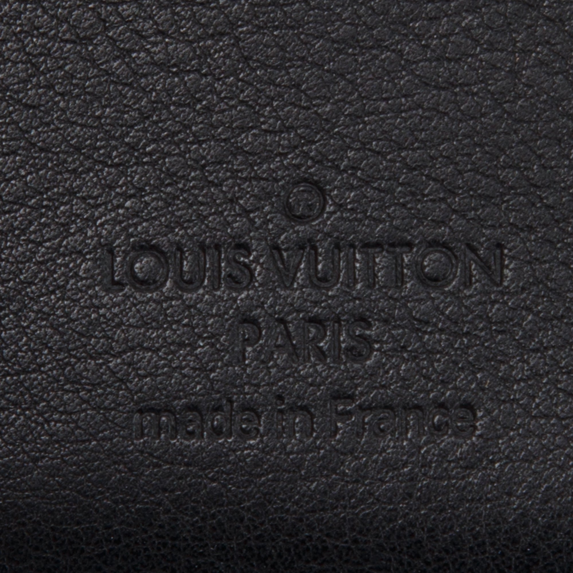 Louis Vuitton Black Monogram Mahina Leather Amelia Wallet
