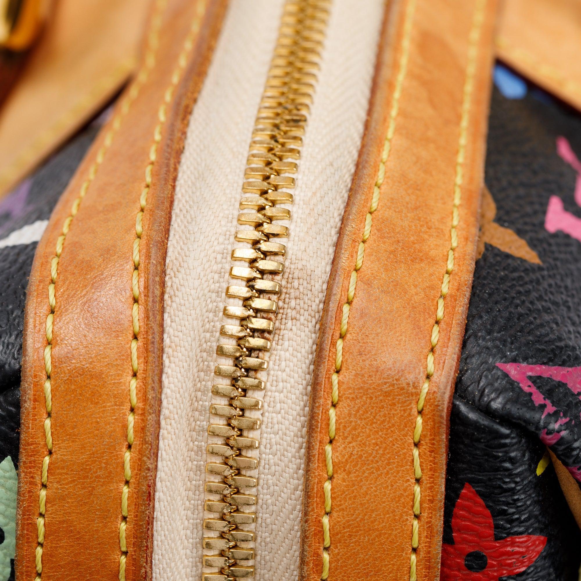 Louis Vuitton Black Monogram Multicolor Courtney GM w/ Strap