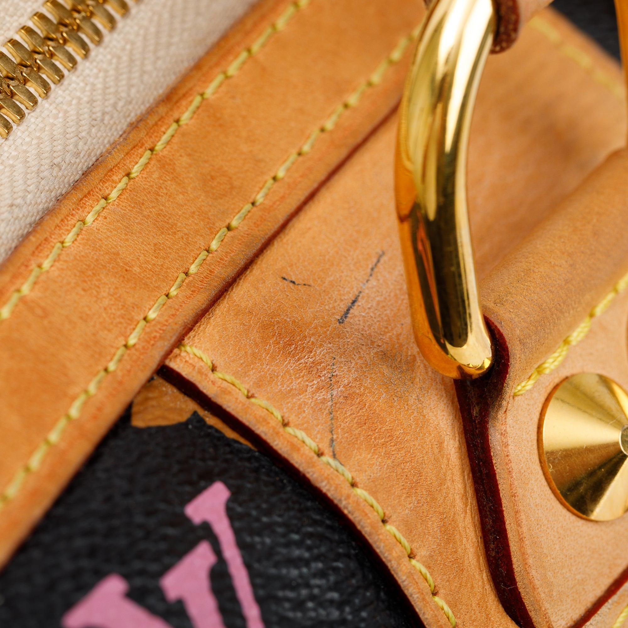 Louis Vuitton Black Monogram Multicolor Courtney GM w/ Strap