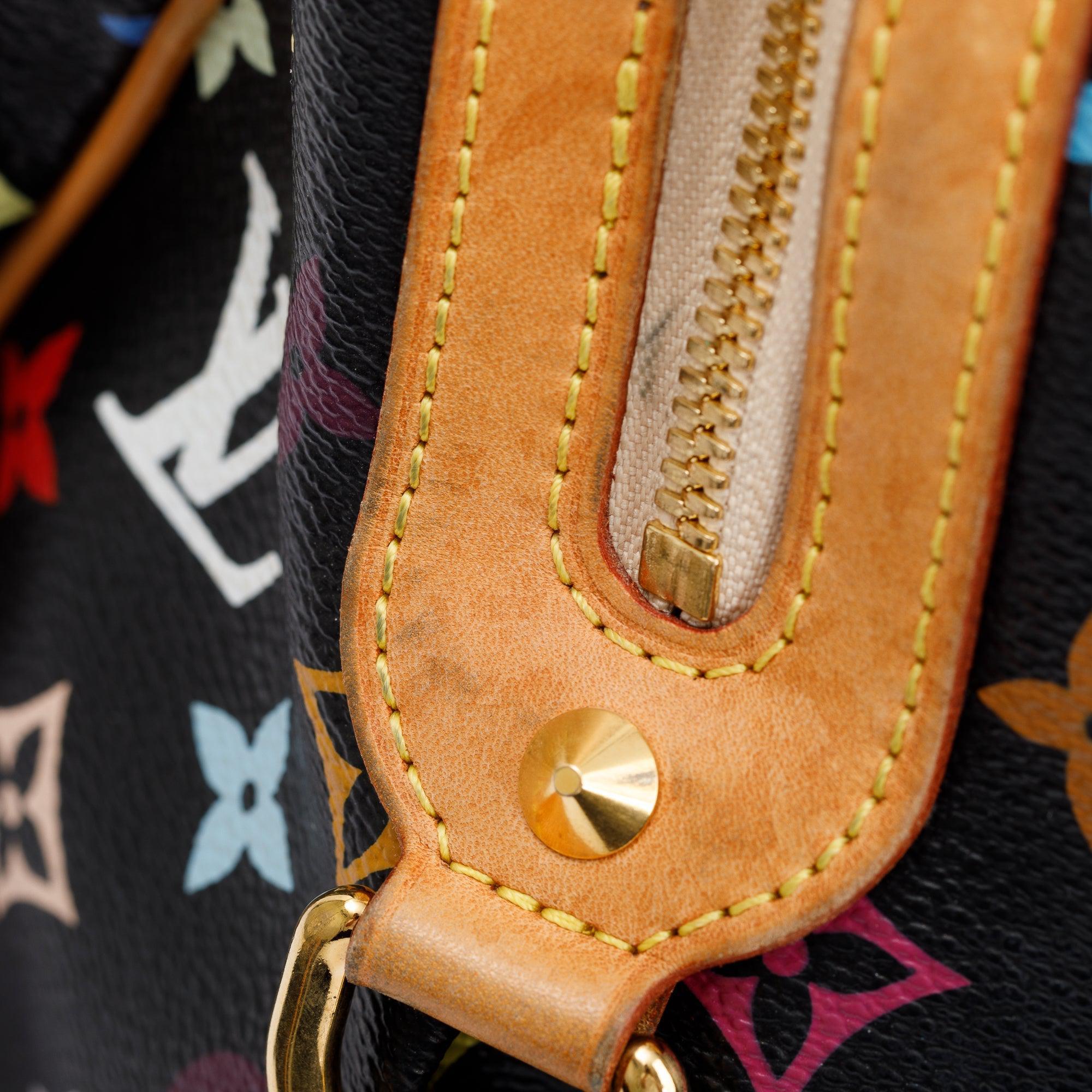 Louis Vuitton Black Monogram Multicolor Courtney GM w/ Strap