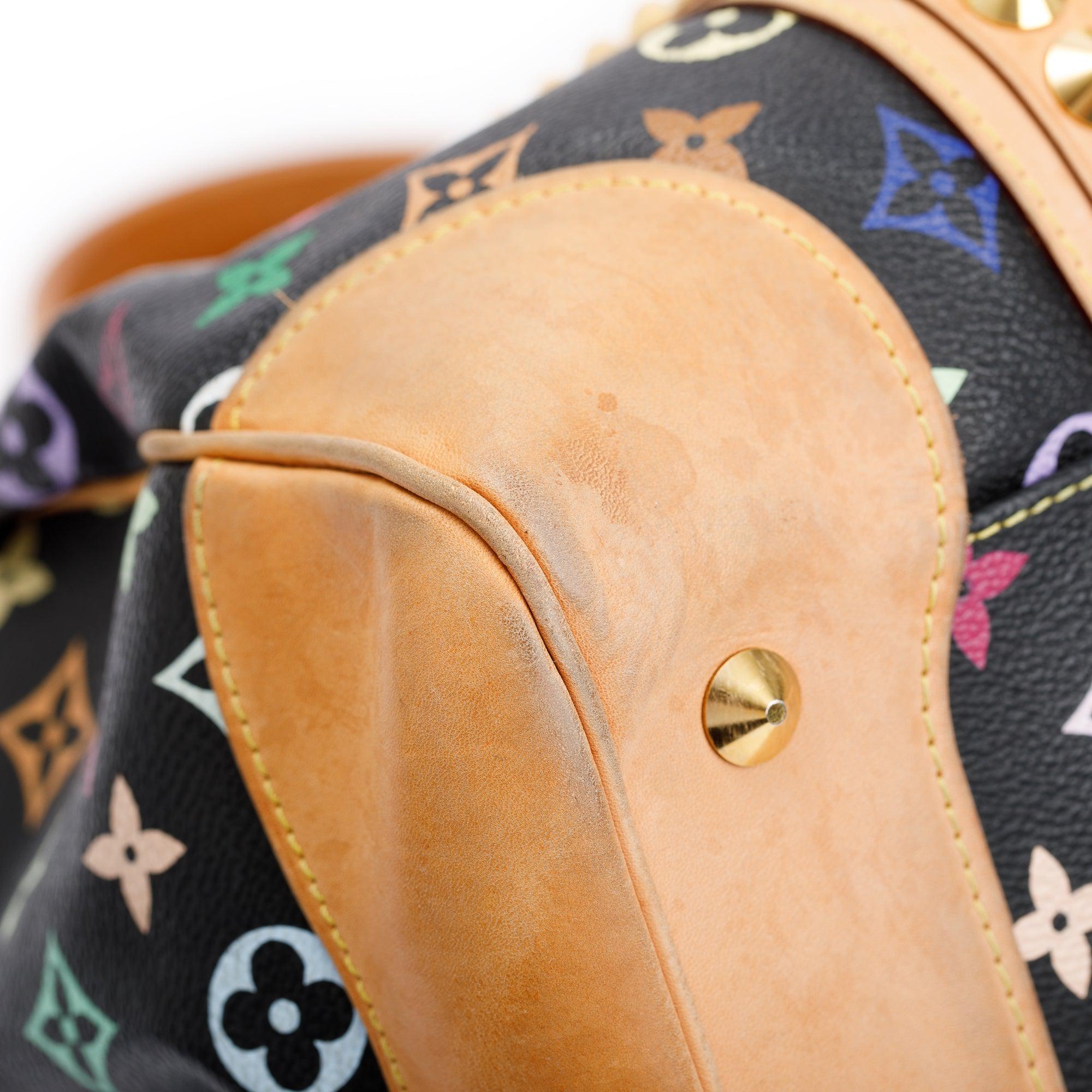 Louis Vuitton Black Monogram Multicolor Courtney GM w/ Strap