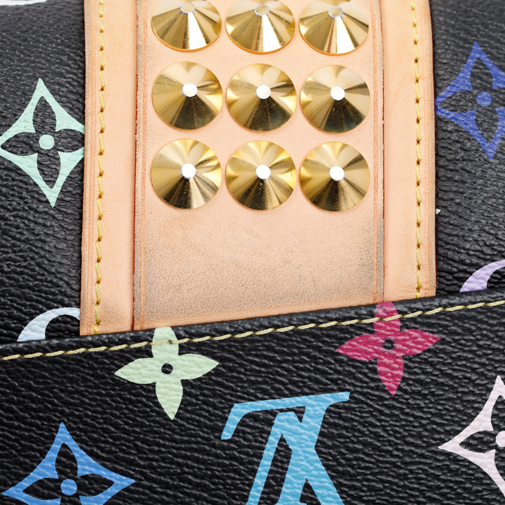 Louis Vuitton Black Monogram Multicolor Courtney GM w/ Strap