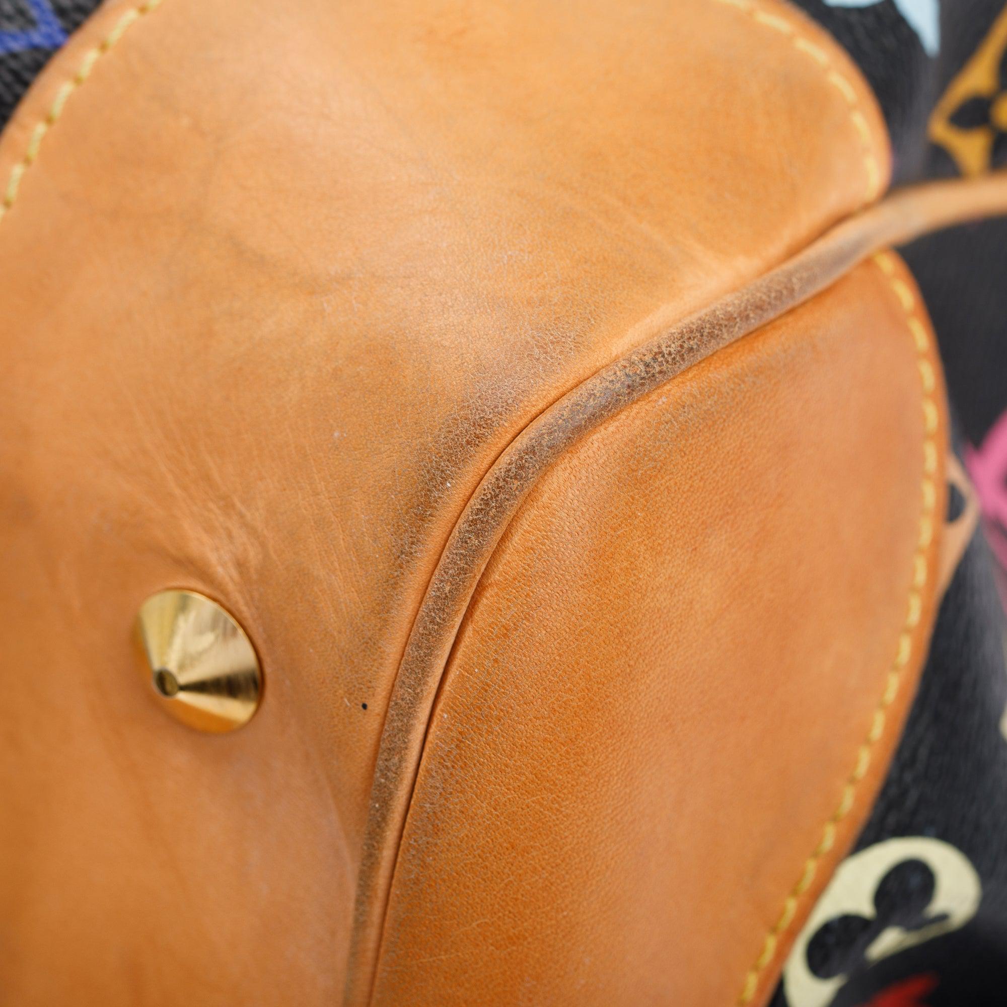 Louis Vuitton Black Monogram Multicolor Courtney GM w/ Strap