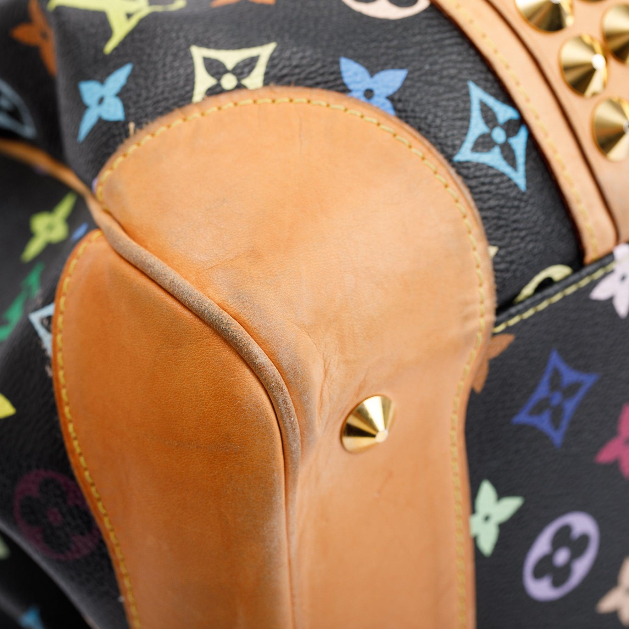 Louis Vuitton Black Monogram Multicolor Courtney GM w/ Strap