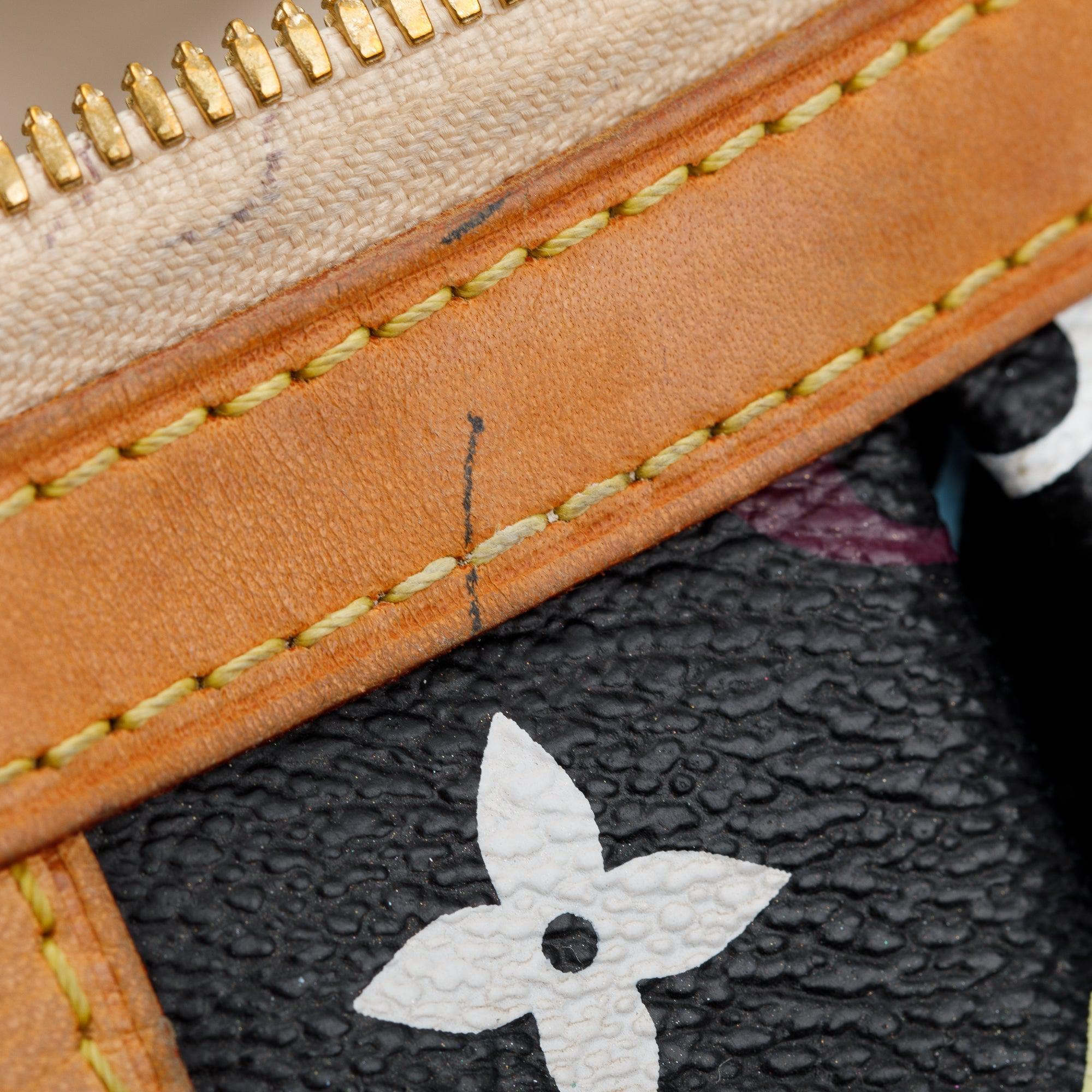 Louis Vuitton Black Monogram Multicolor Courtney GM w/ Strap