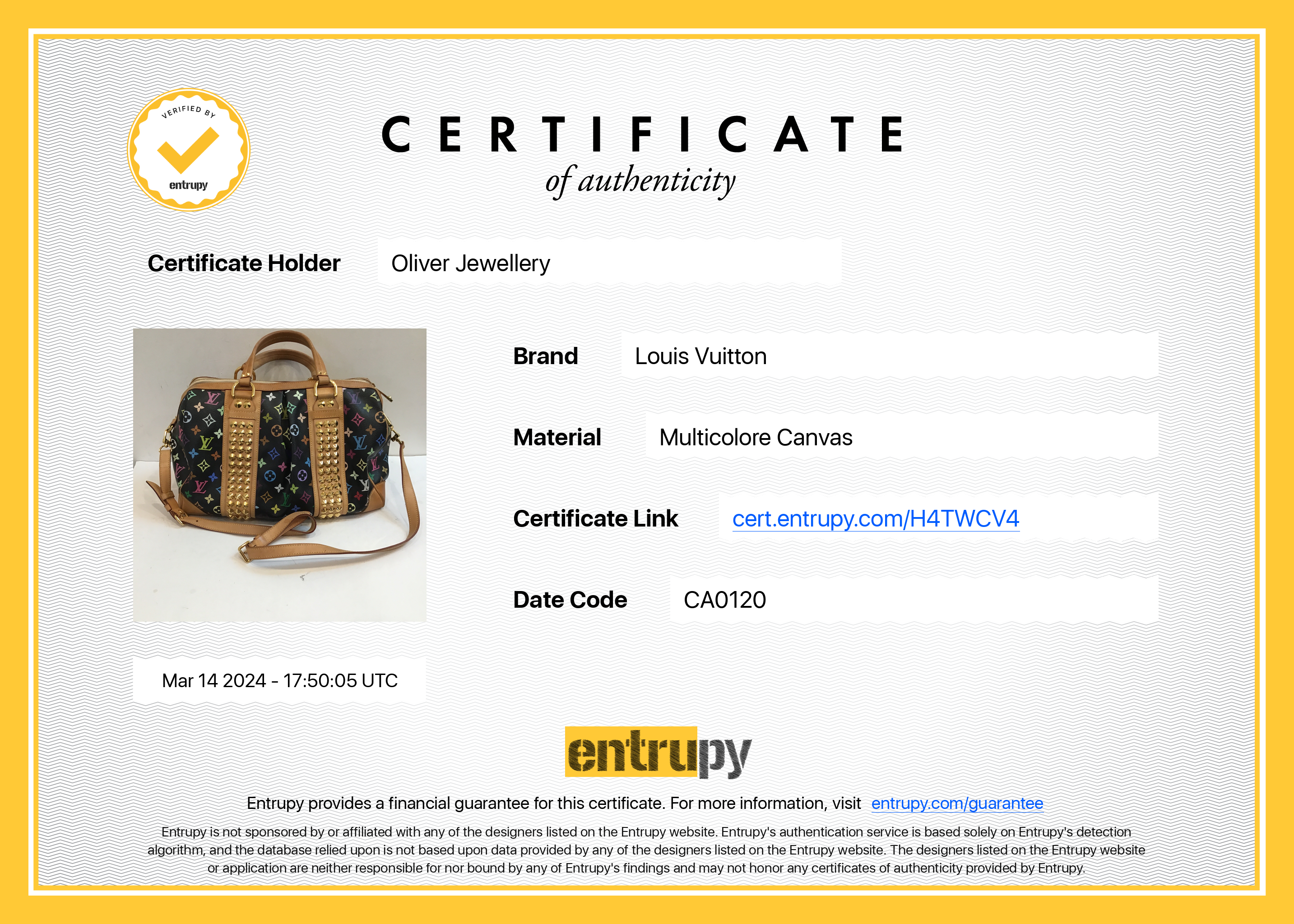 Louis Vuitton Black Monogram Multicolor Courtney GM w/ Strap