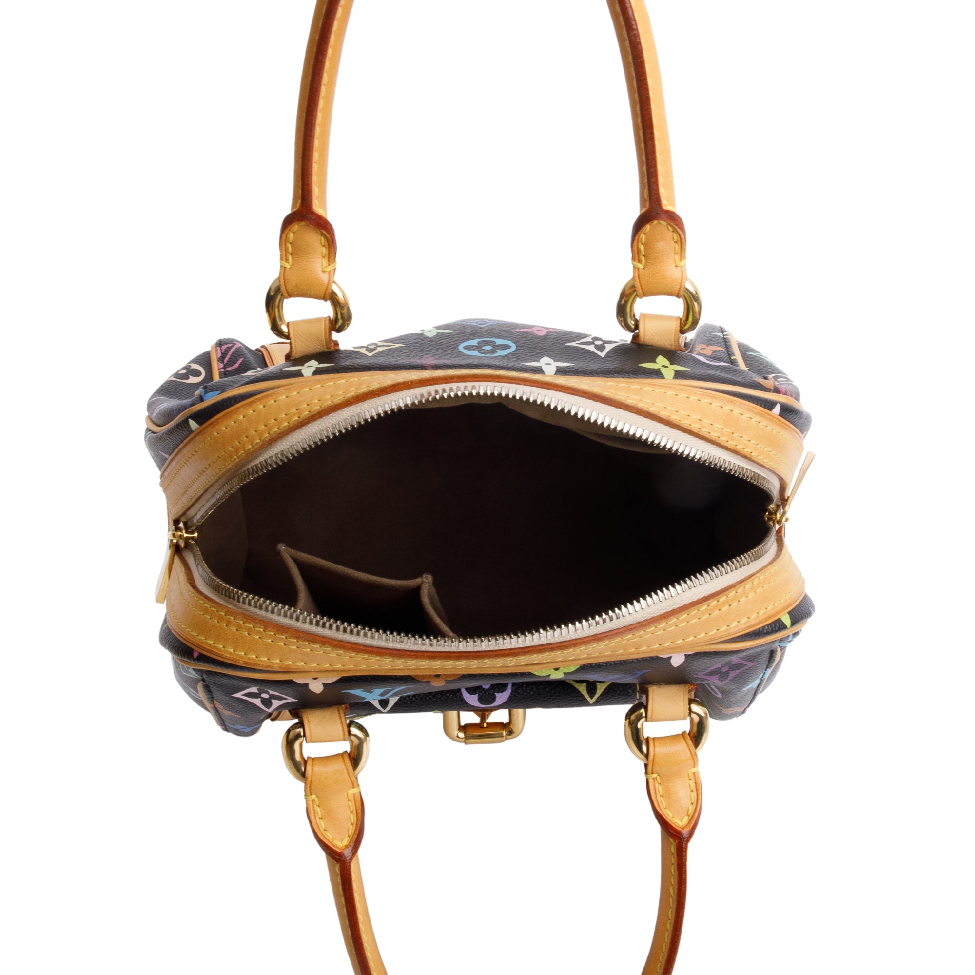 Louis Vuitton Black Monogram Multicolore Priscilla Bag