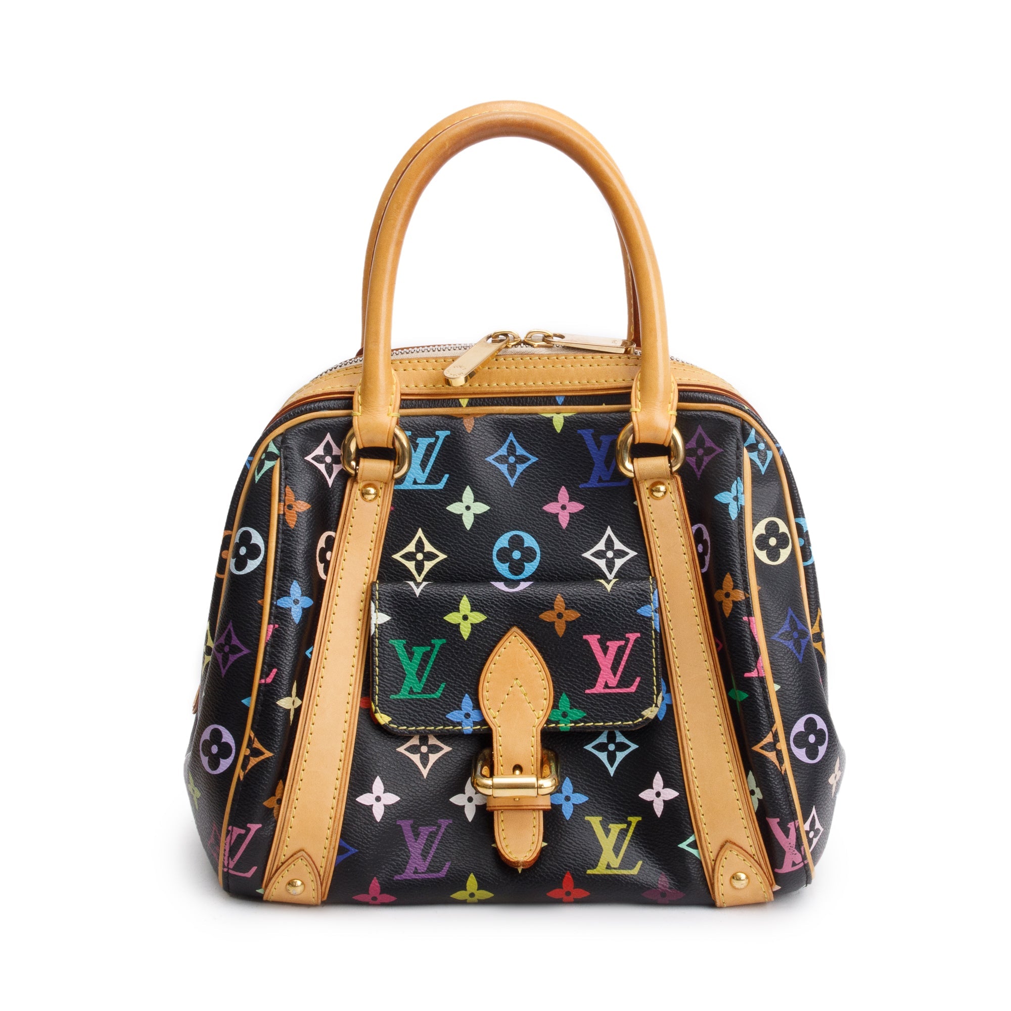 Louis Vuitton Black Monogram Multicolore Priscilla Bag