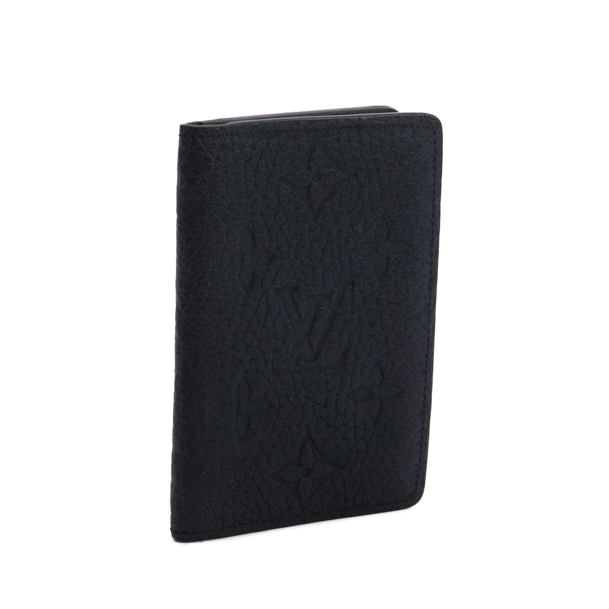 Louis Vuitton Black Monogram Shadow Calf Leather Pocket Organizer