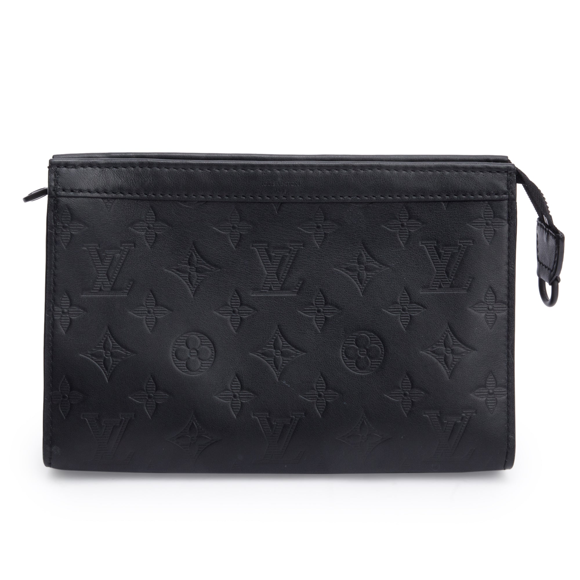 Louis Vuitton Black Monogram Shadow Gaston Wearable Wallet