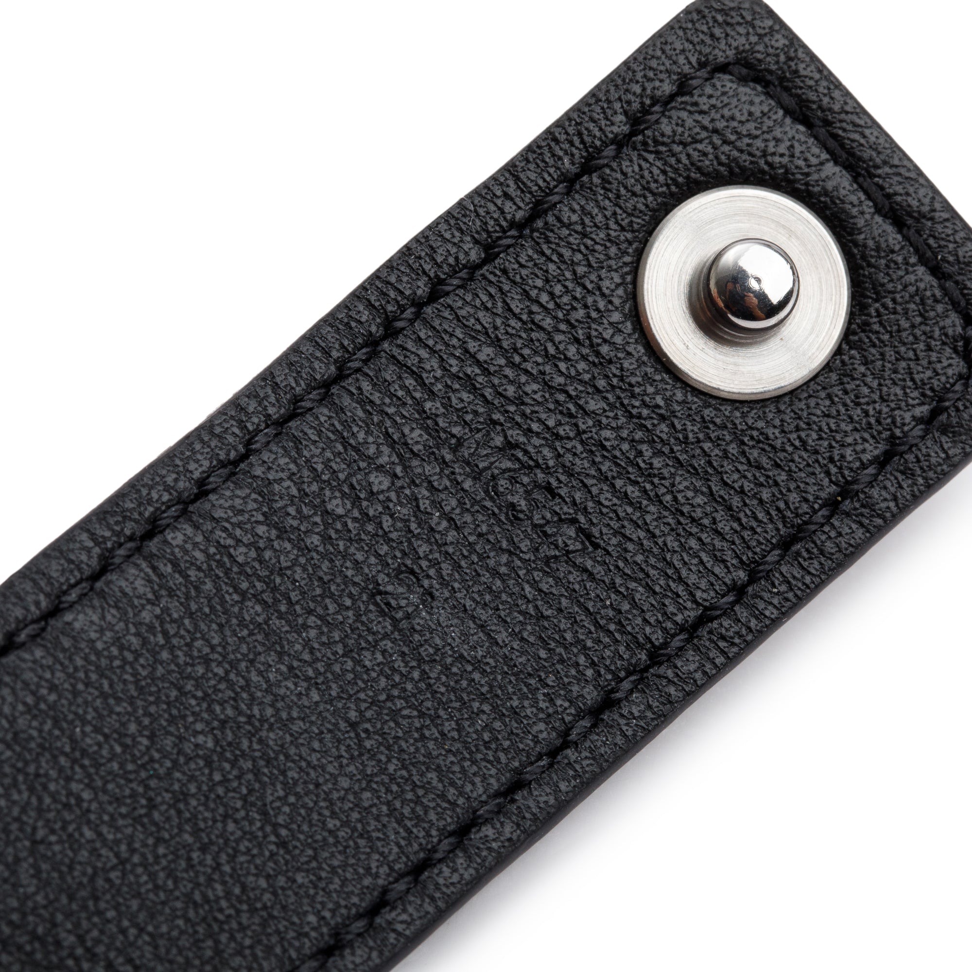 Louis Vuitton Black Monogram Shadow Leather Hockenheim Bracelet