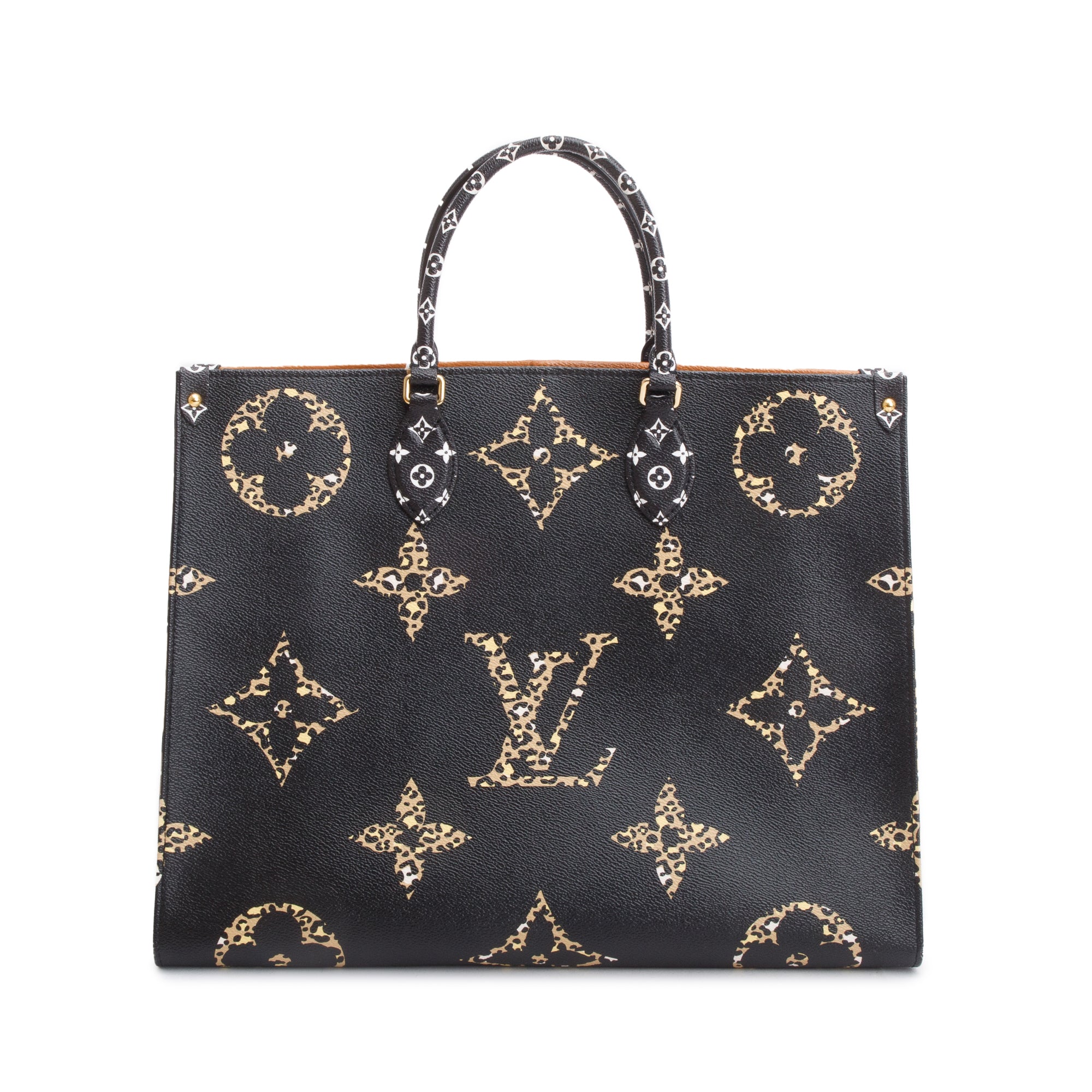 Louis Vuitton Black Multicolor Jungle Monogram Giant Limited Edition OnTheGo GM