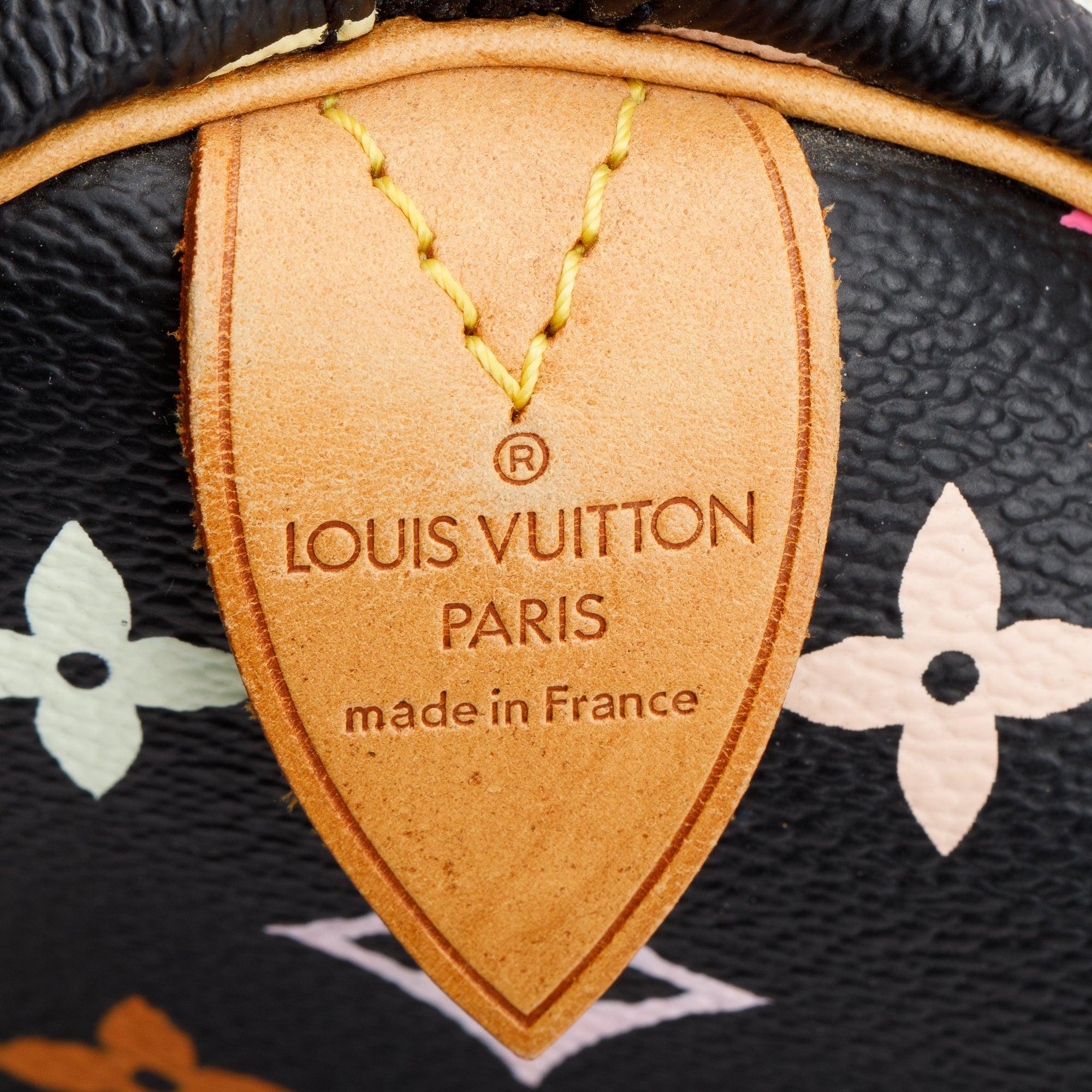 Louis Vuitton Black Multicolore Monogram Keepall 45