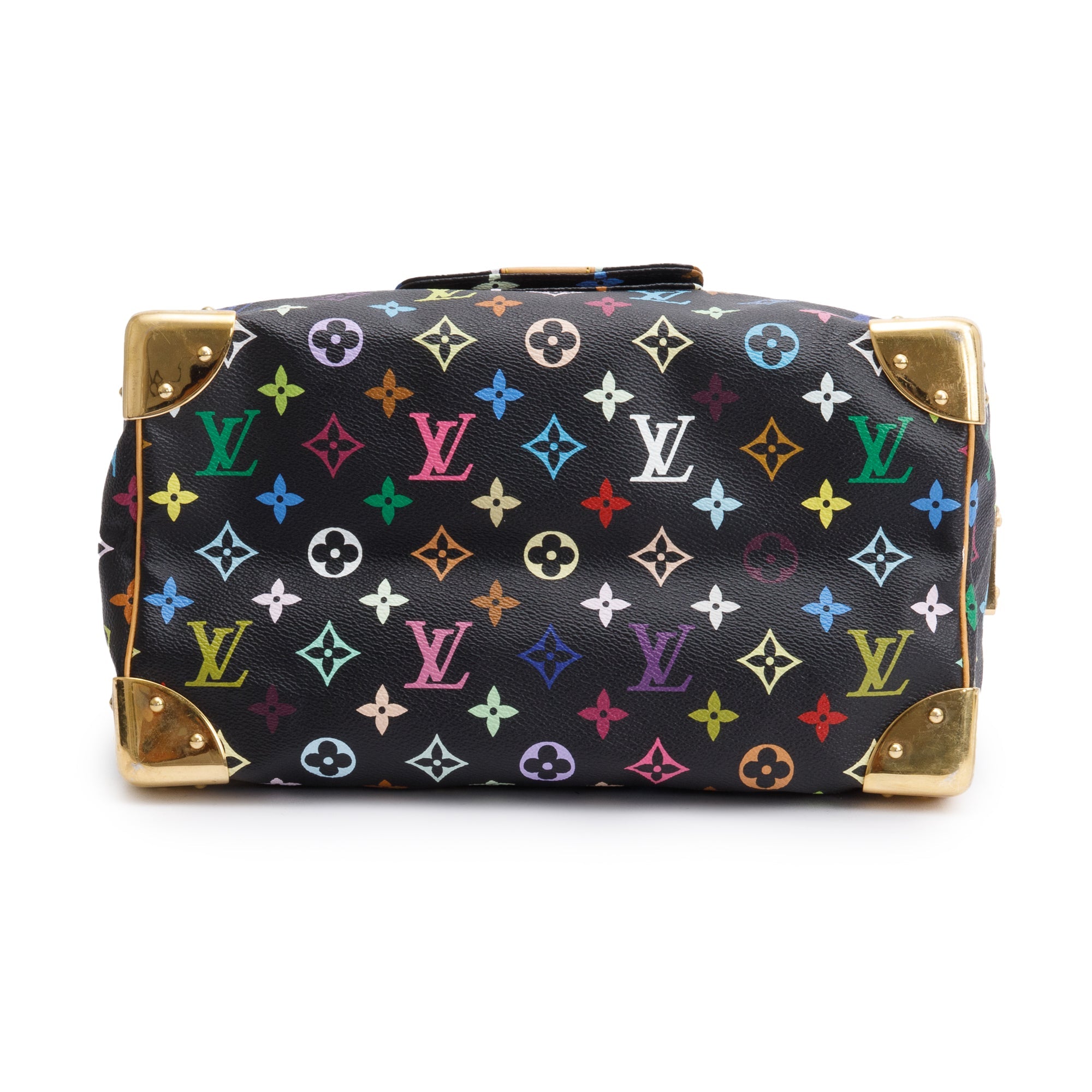 Louis Vuitton Black Multicolore Speedy 30