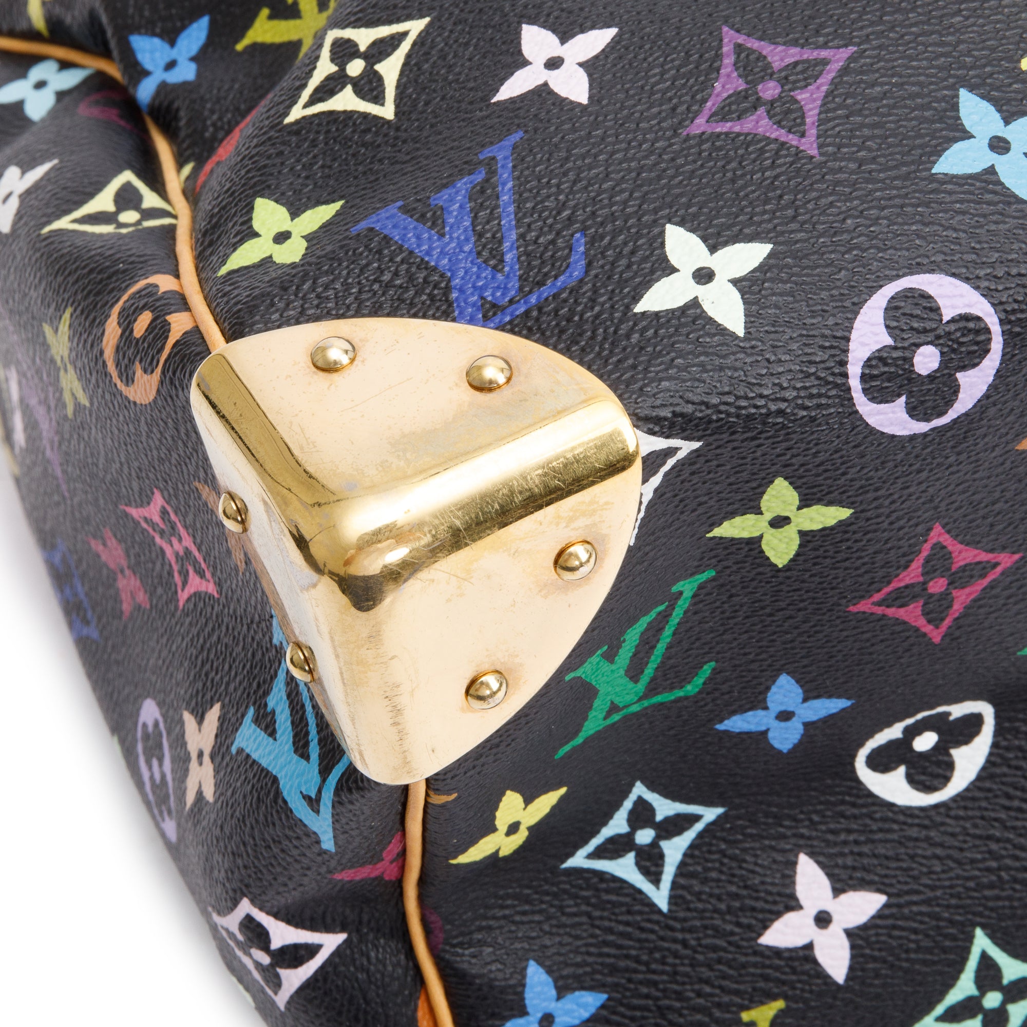 Louis Vuitton Black Multicolore Speedy 30