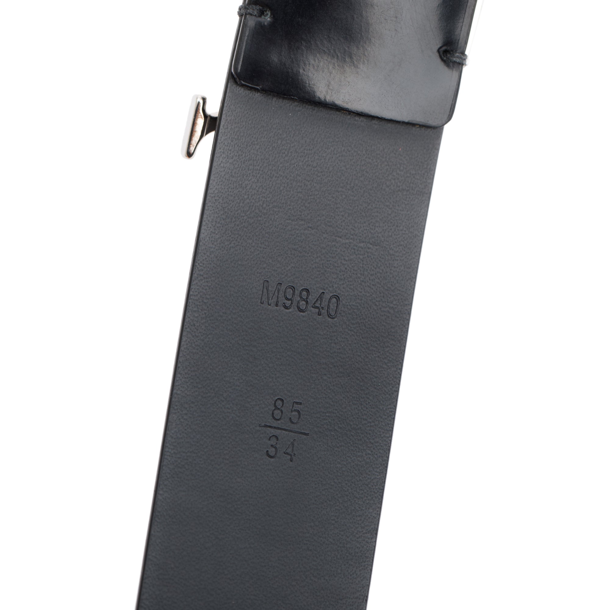 Louis Vuitton Black Nappa Leather Skyline 30 MM Belt 85 34