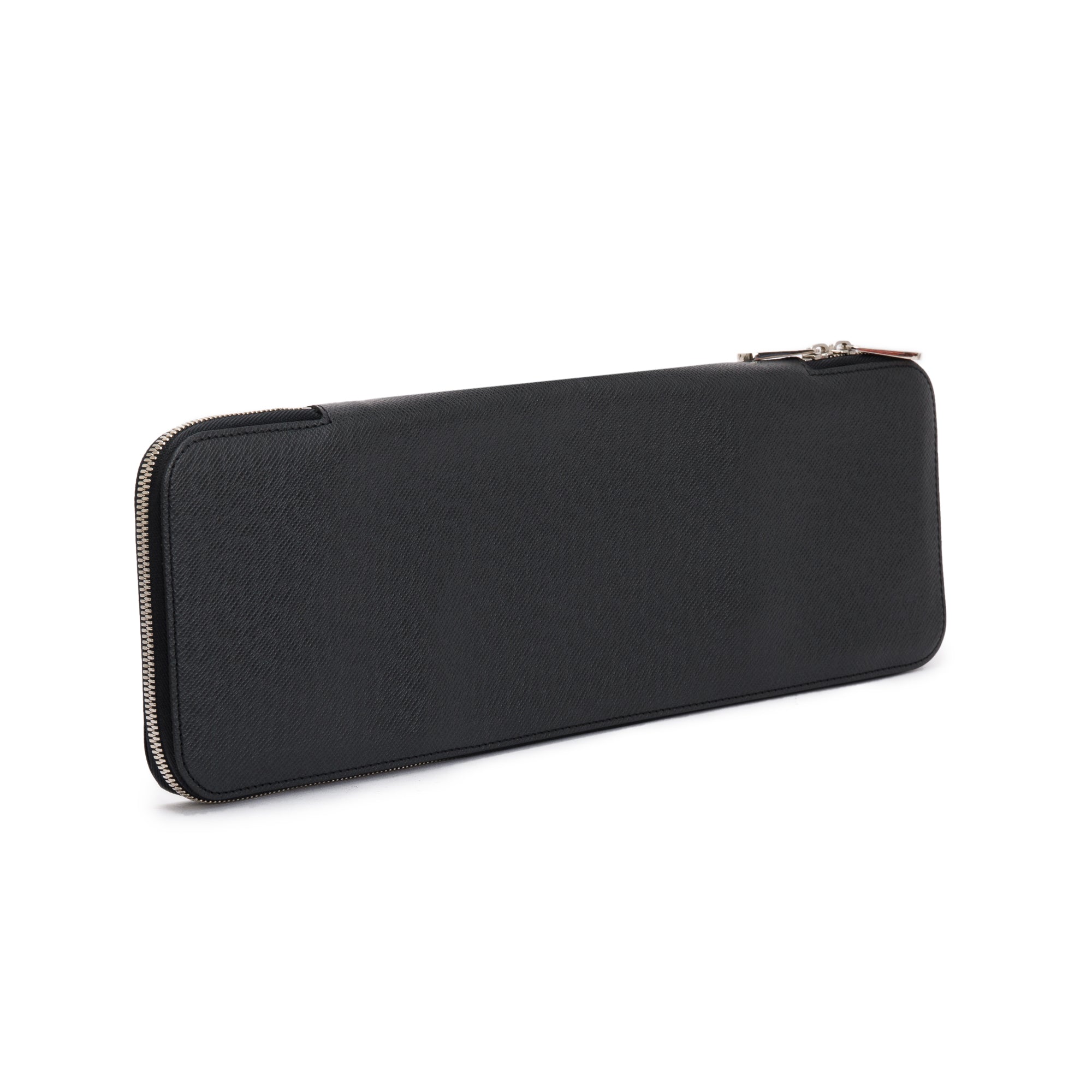 Louis Vuitton Black Taiga Leather 5 Tie Case