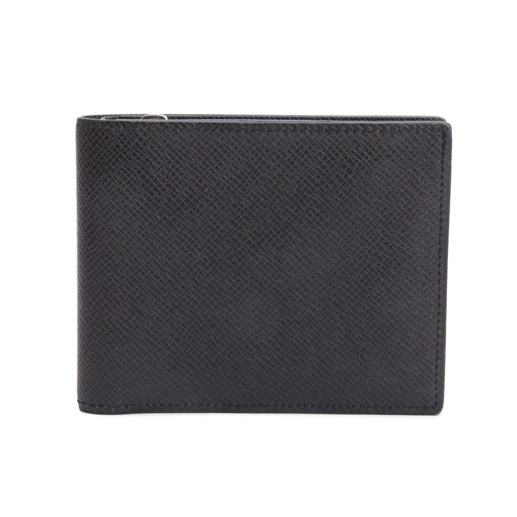 Louis Vuitton Black Taiga Leather Amerigo Wallet