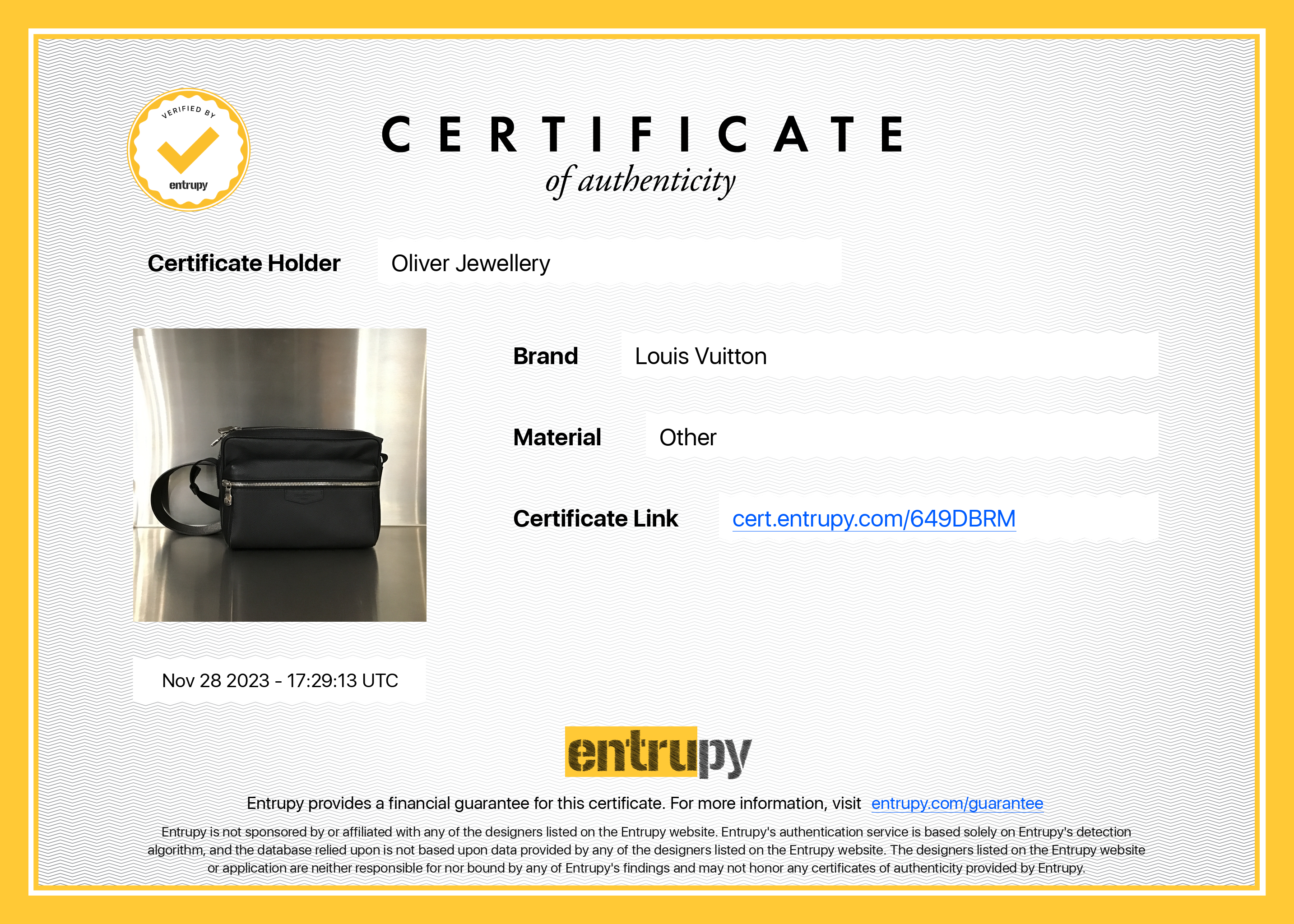 Louis Vuitton Black Taiga Leather Outdoor Messenger Bag