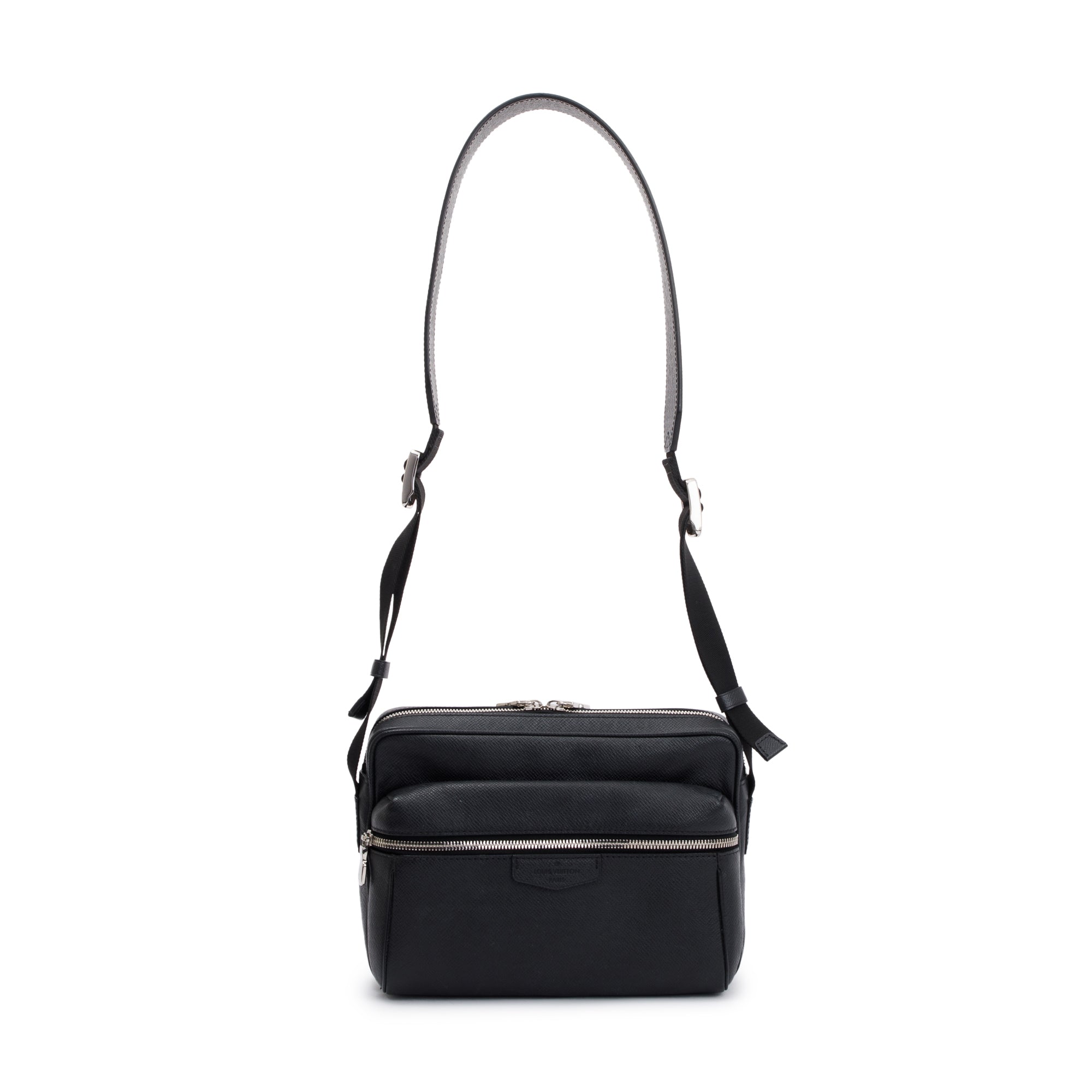 Louis Vuitton Black Taiga Leather Outdoor Messenger Bag