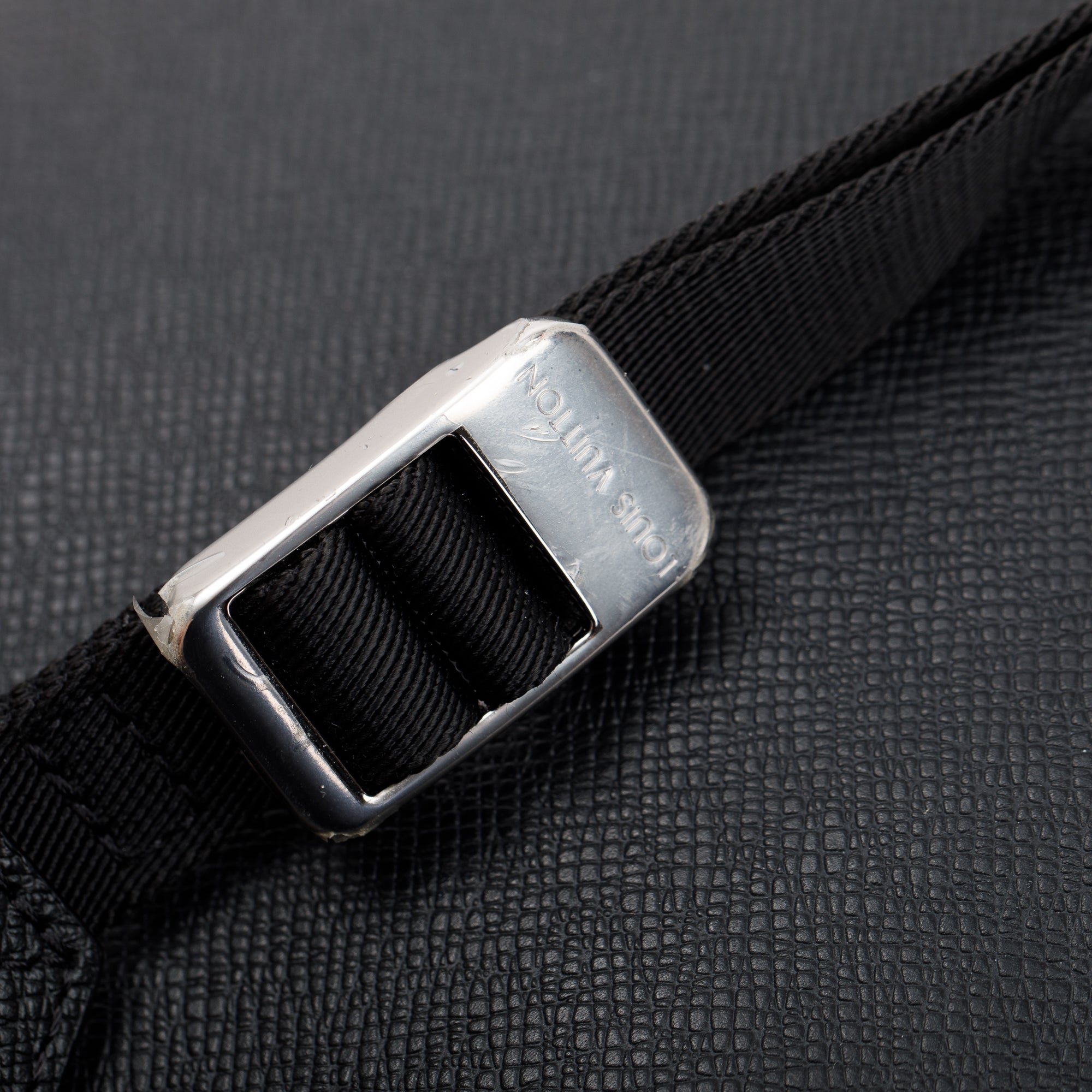 Louis Vuitton Black Taiga Leather Outdoor Messenger Bag