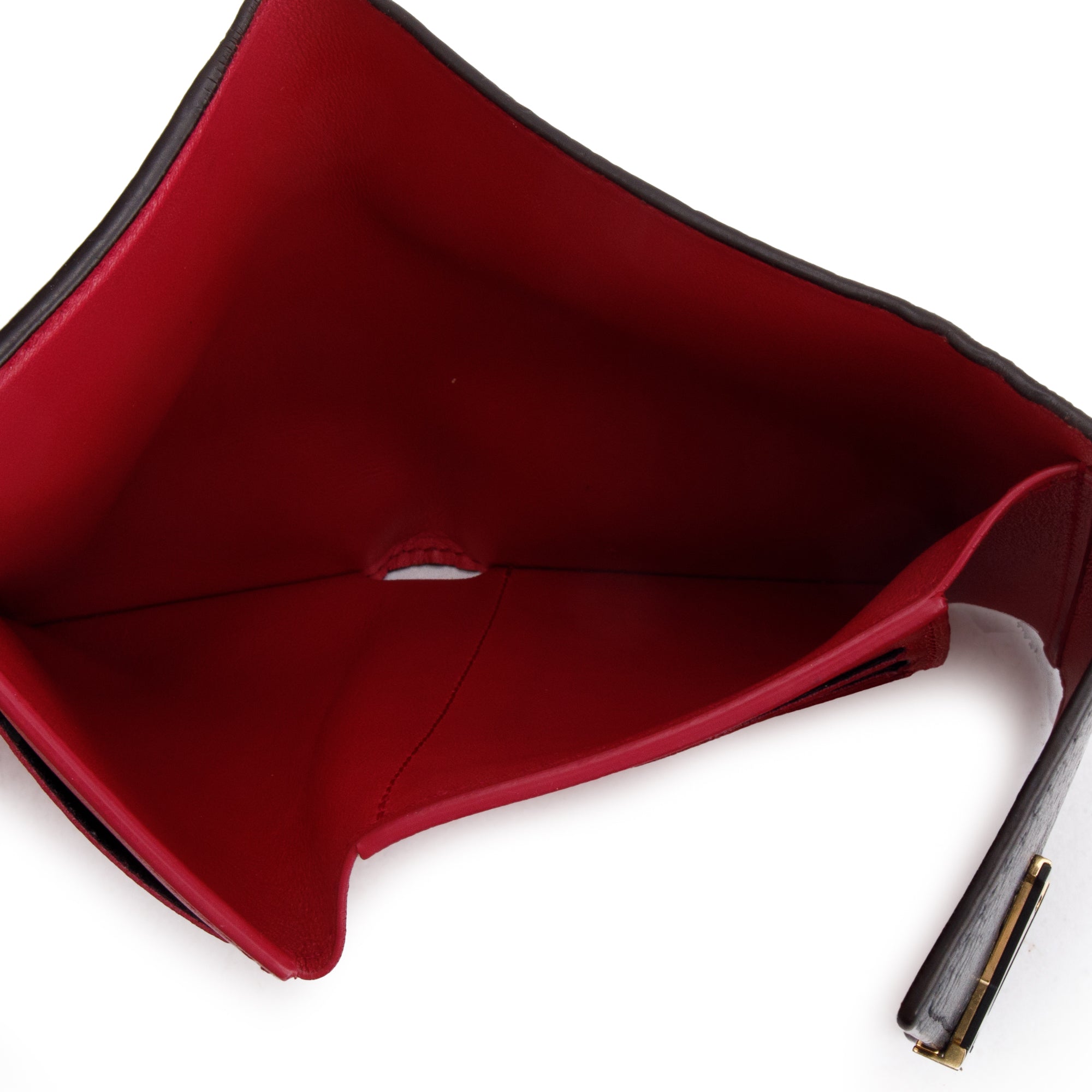 Louis Vuitton Black Taurillon Leather Capucines Compact Wallet