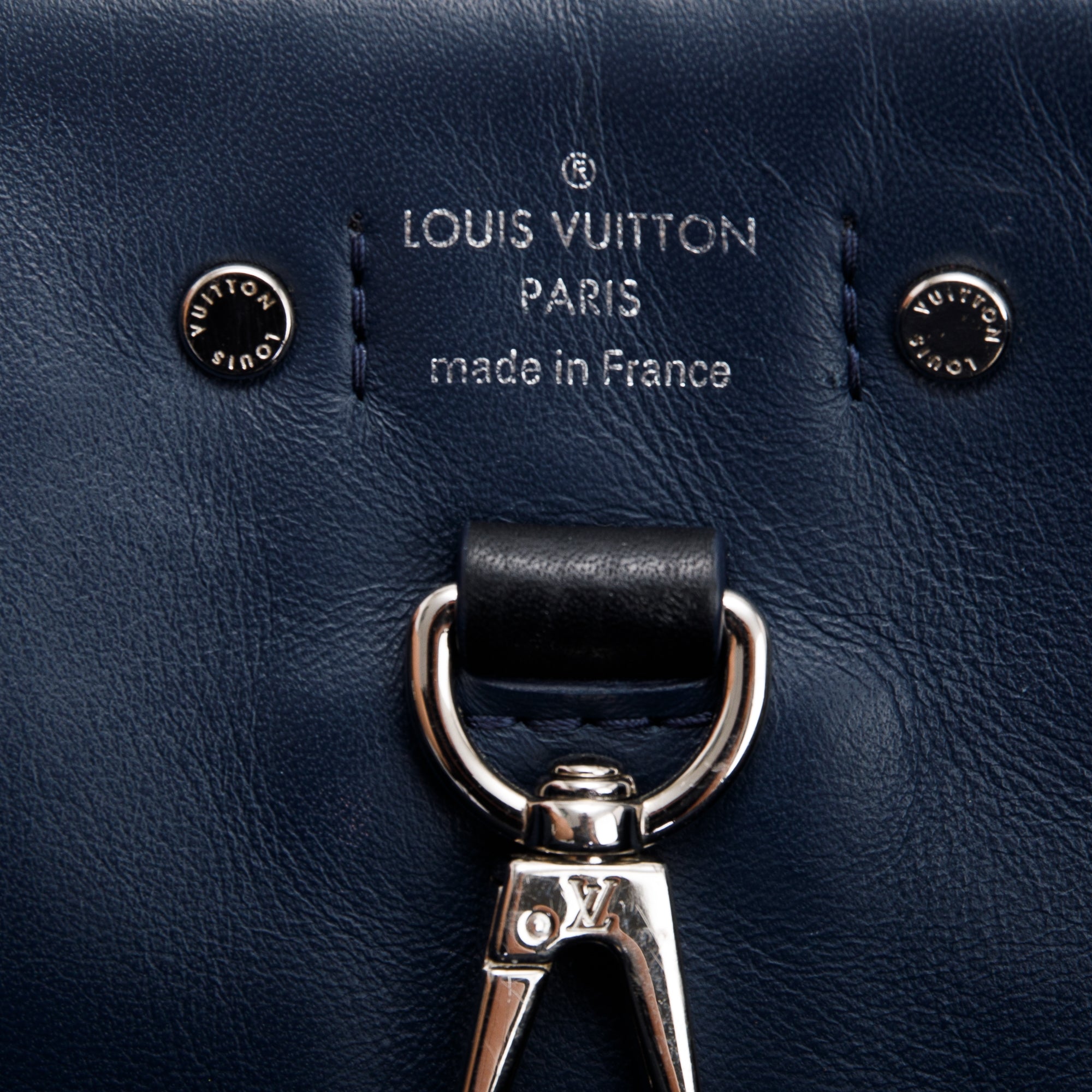 Louis Vuitton Black Taurillon Leather Pernelle Tote w/ Strap