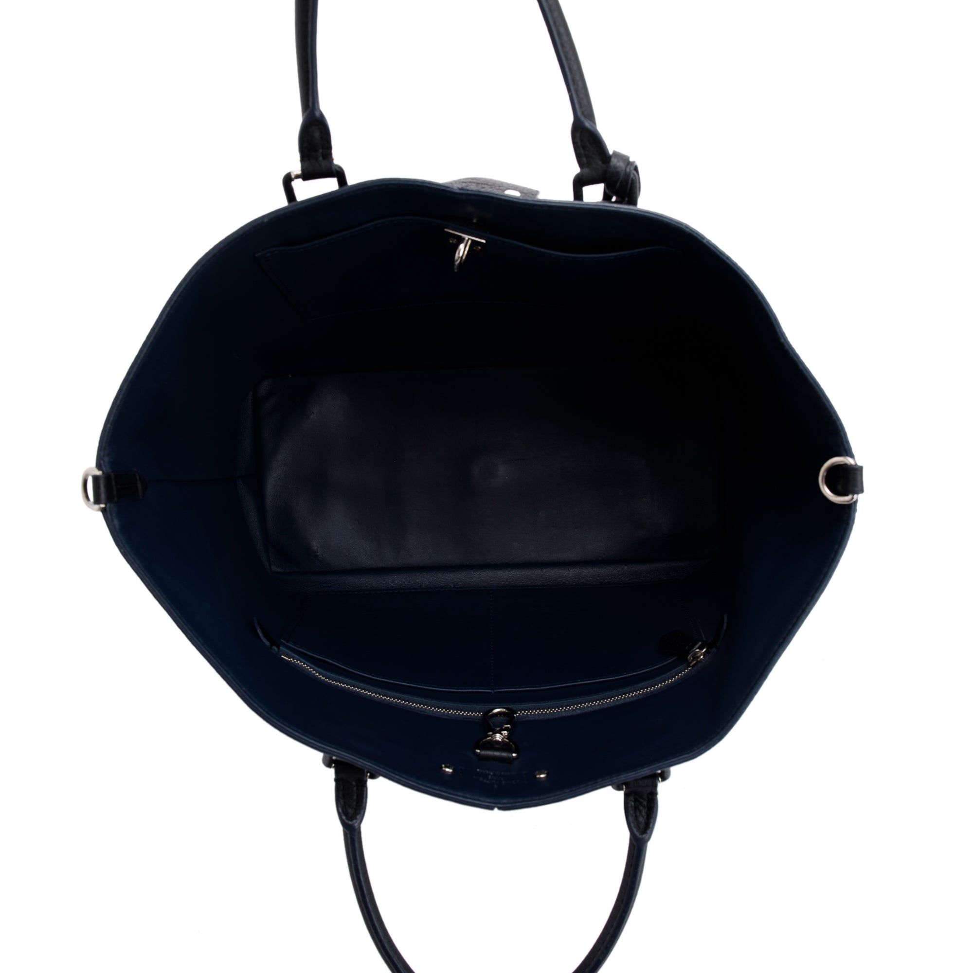 Louis Vuitton Black Taurillon Leather Pernelle Tote w/ Strap