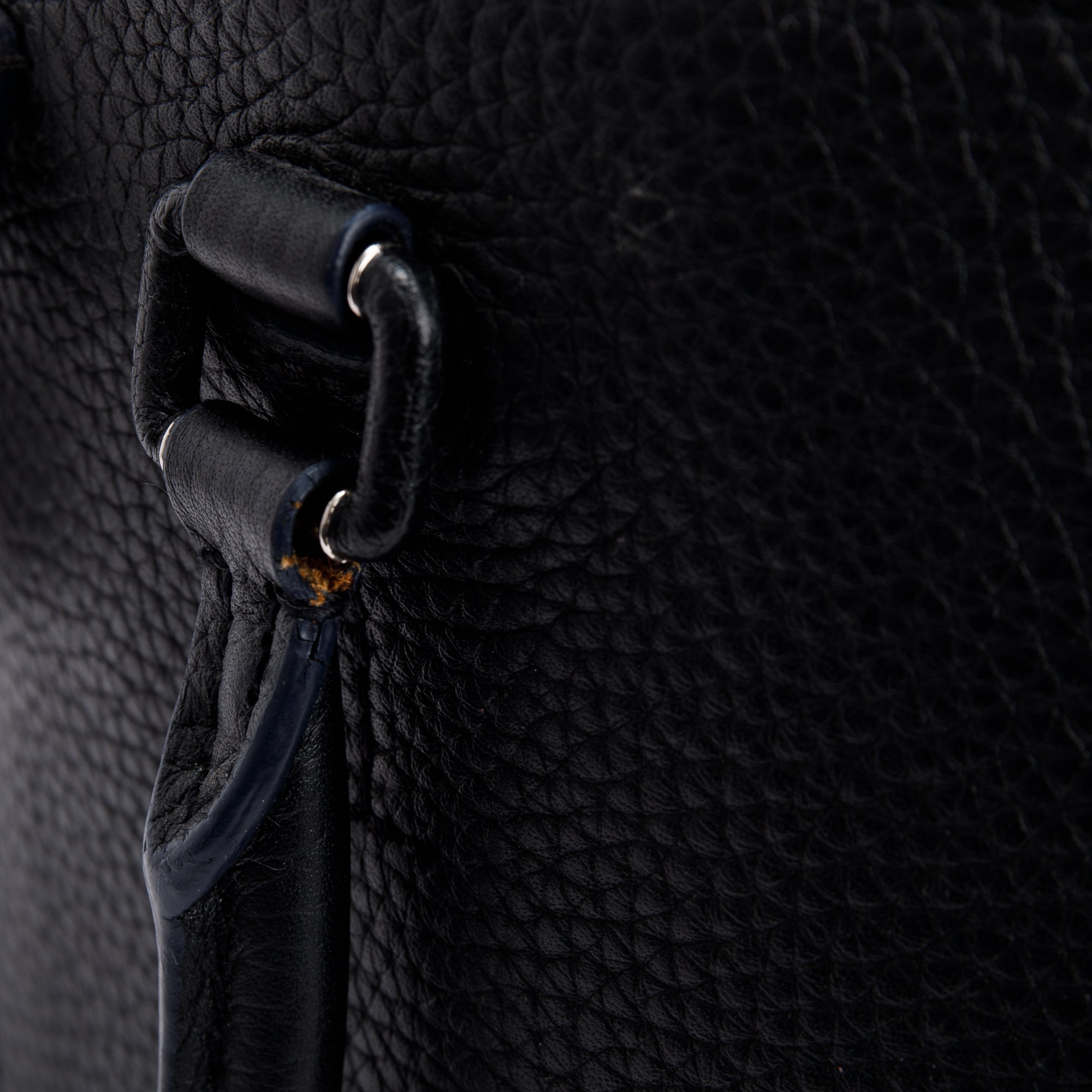 Louis Vuitton Black Taurillon Leather Pernelle Tote w/ Strap