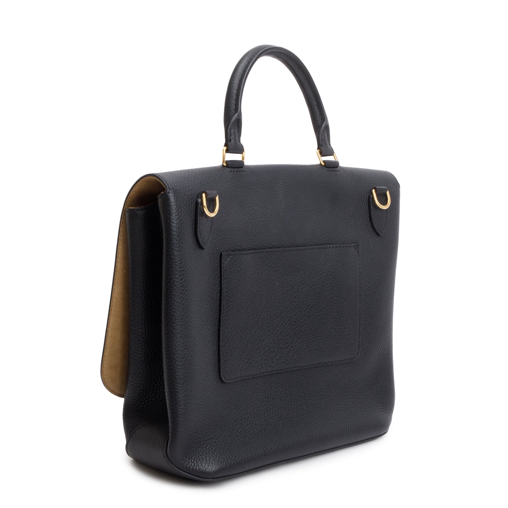 Louis Vuitton Black Taurillon Leather Volta Bag w/ Strap