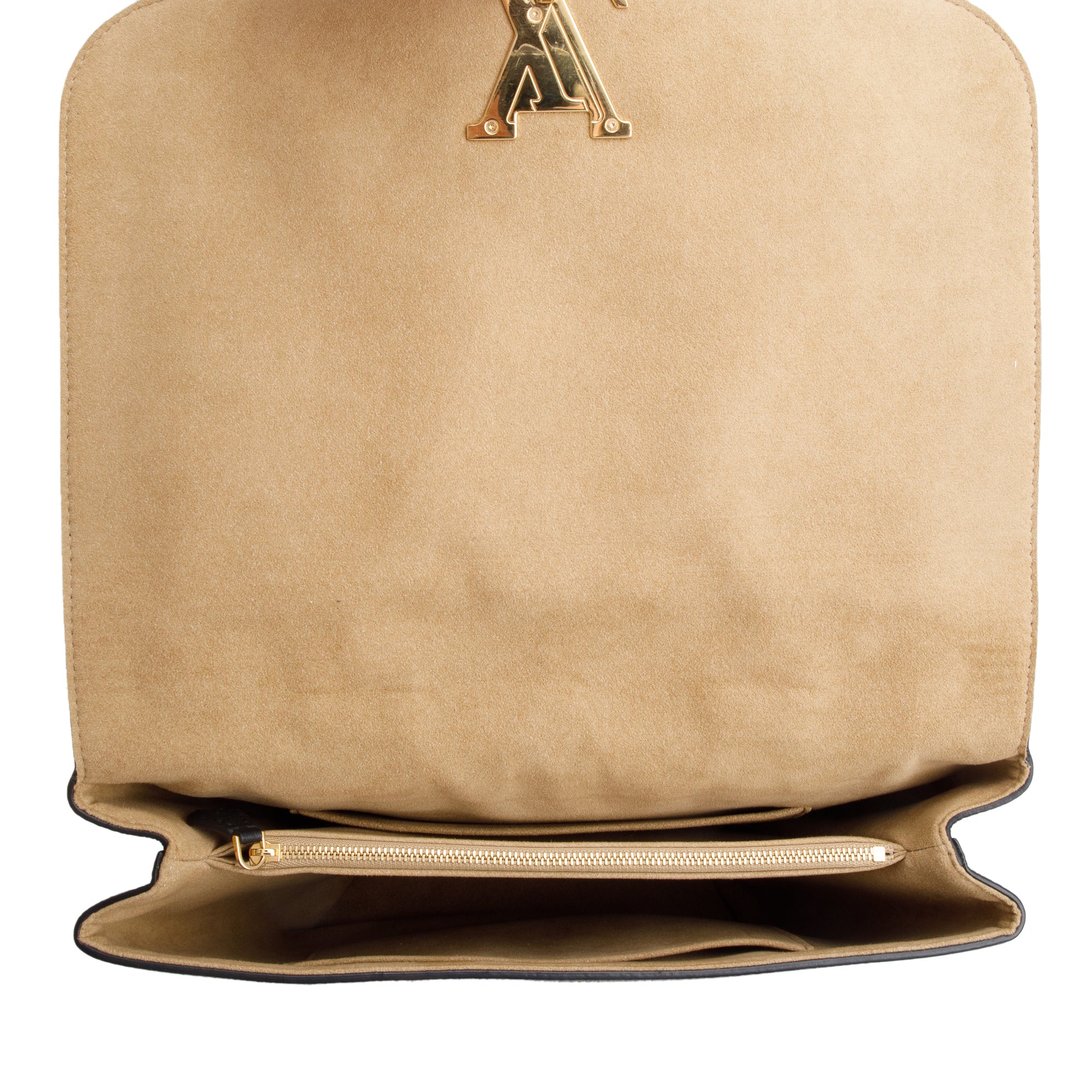 Louis Vuitton Black Taurillon Leather Volta Bag w/ Strap