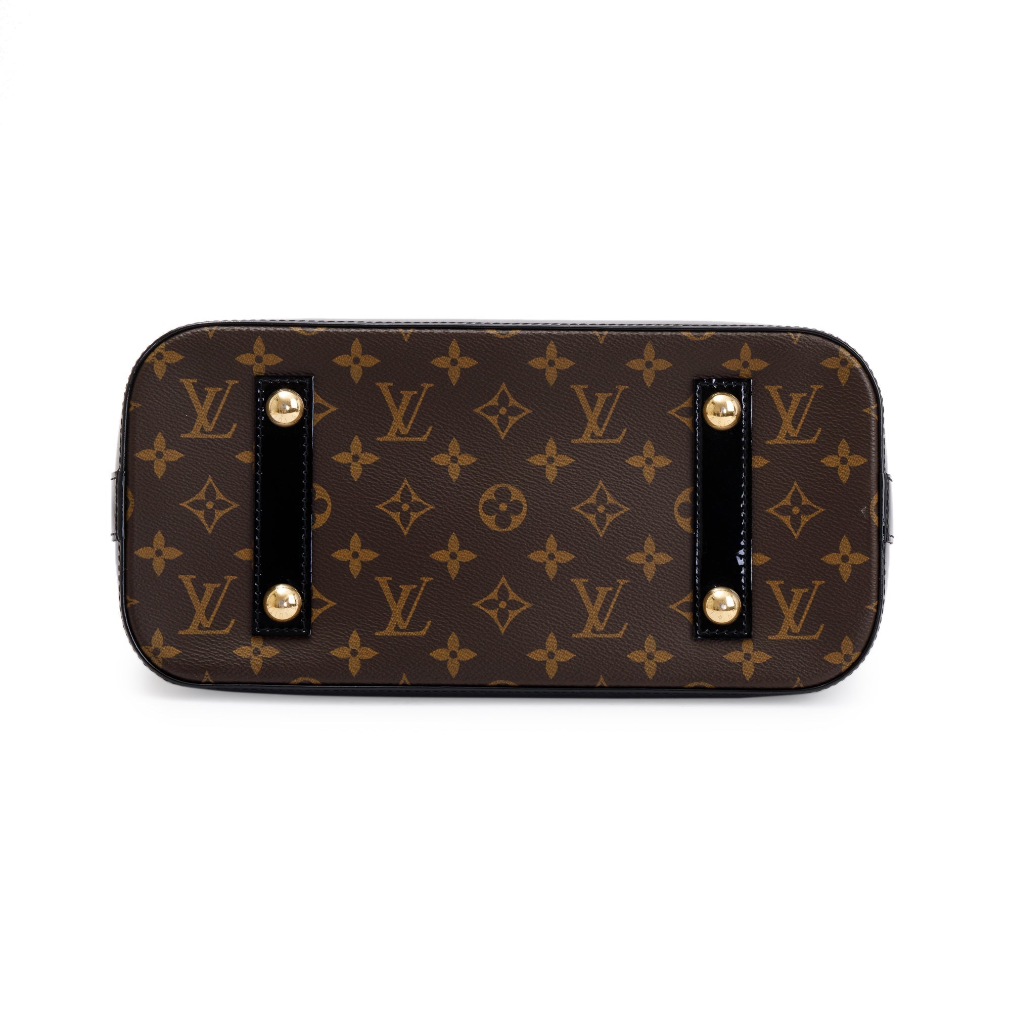 Louis Vuitton Black Vernis Miroir Monogram Alma PM w/ Strap