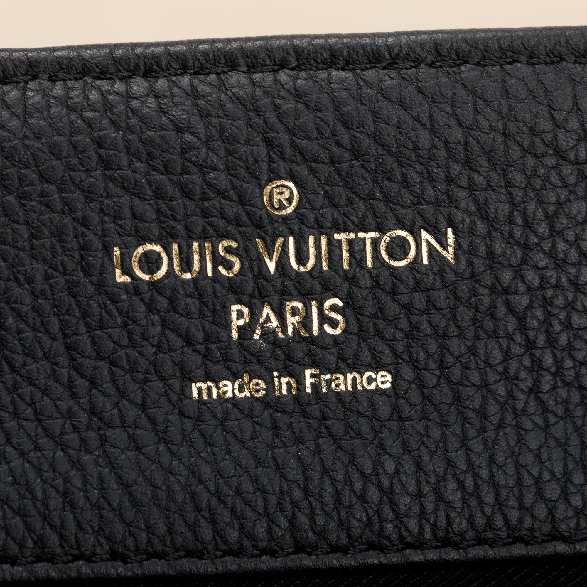 Louis Vuitton Black/Beige Calfskin Leather LockMe MM