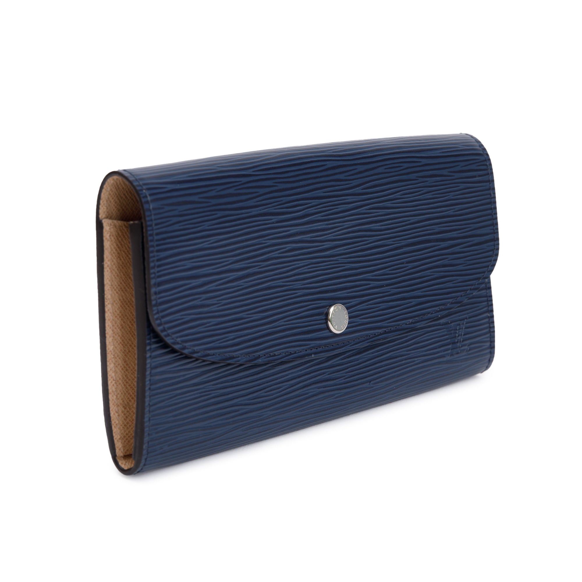 Louis Vuitton Blue Epi Leather Emilie Wallet