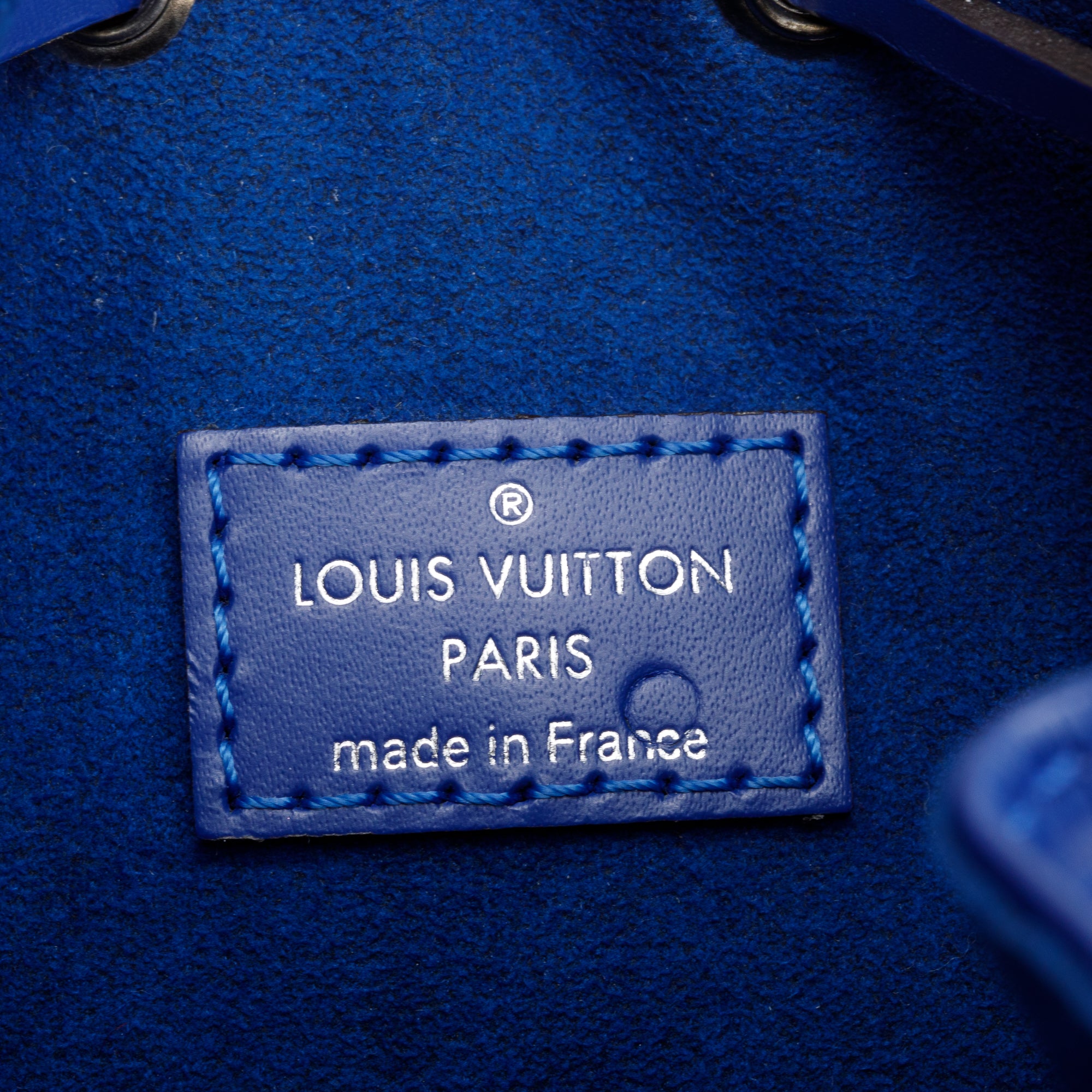 Louis Vuitton Blue Epi Leather Nano Noe Crossbody