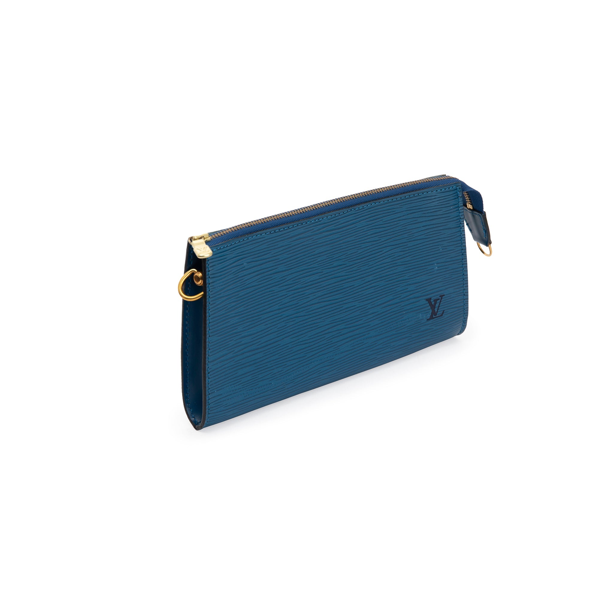 Louis Vuitton Blue Epi Pochette Accessoires 24 W/O Strap