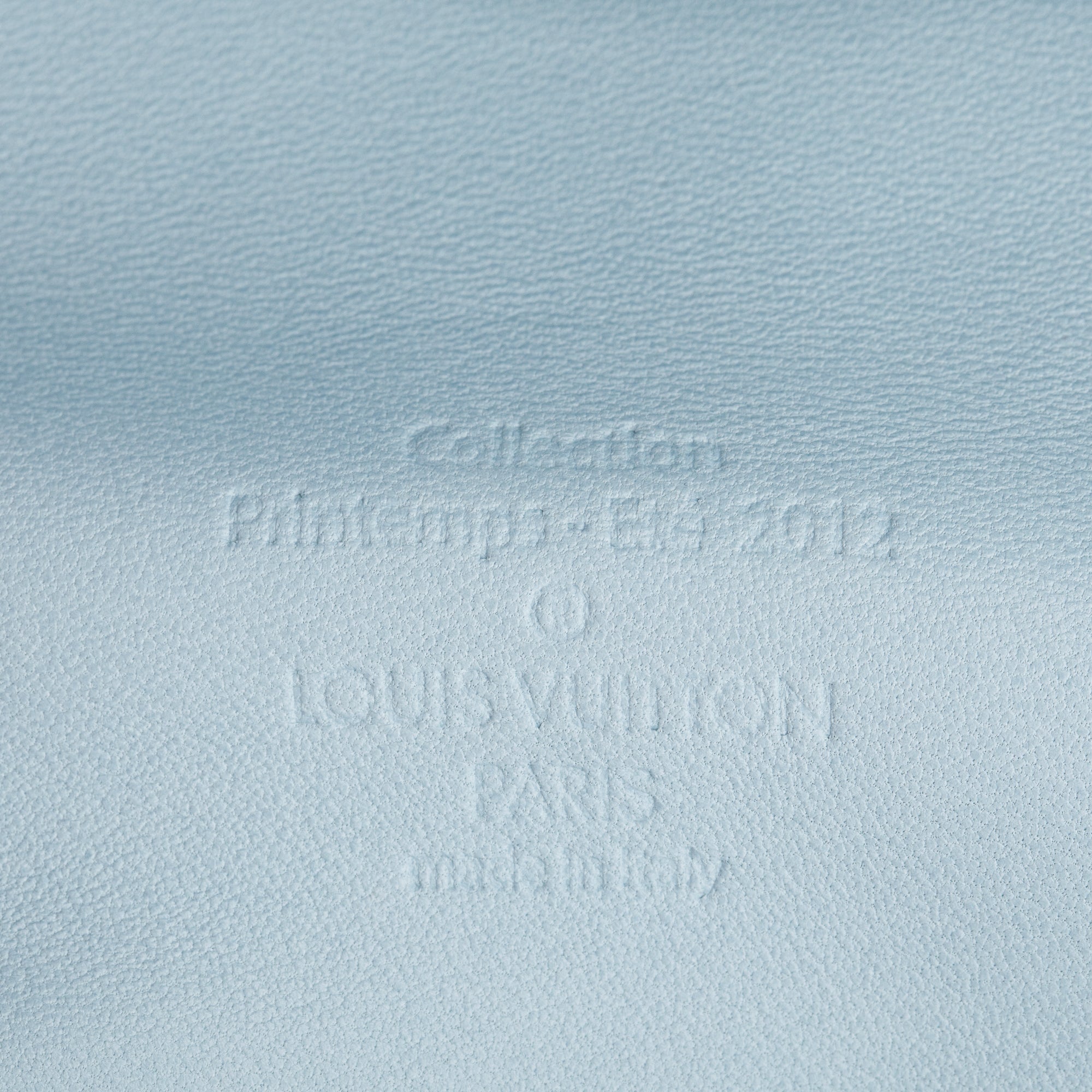 Louis Vuitton Blue Lambskin Mama Broderie Bag