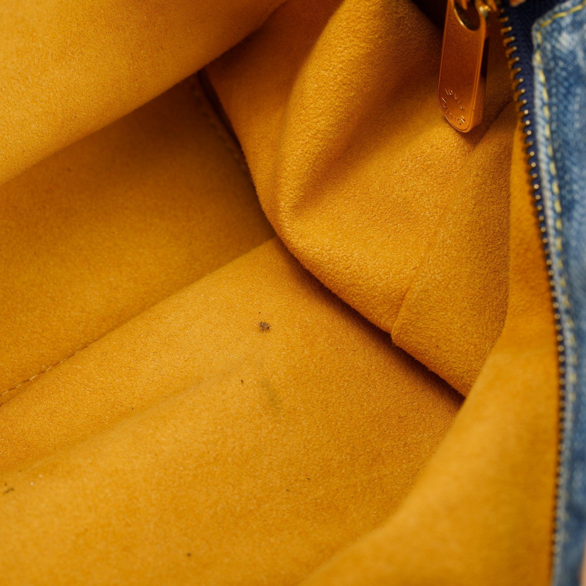 Louis Vuitton Blue Monogram Denim Neo Cabby MM w/ Strap