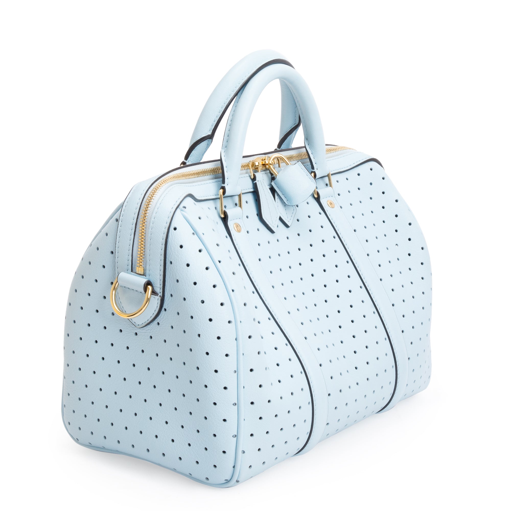 Louis Vuitton Blue Perforated Leather Sofia Coppola SC Bag PM