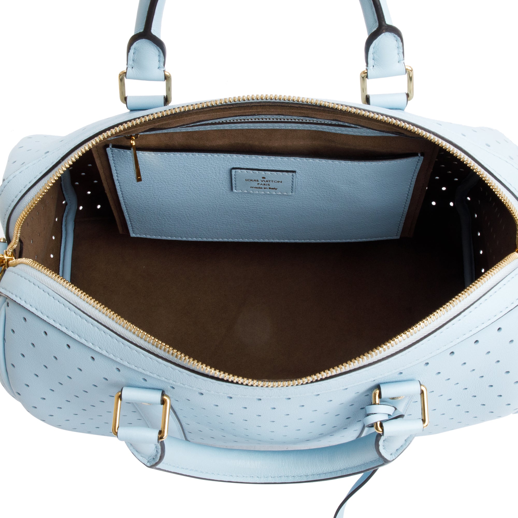 Louis Vuitton Blue Perforated Leather Sofia Coppola SC Bag PM